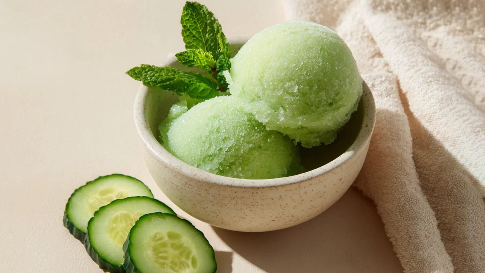 Cucumber Mint Sorbet