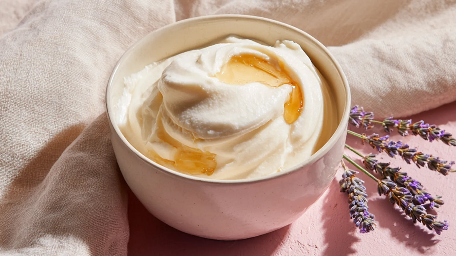 Lavender and Honey Frozen Yoghurt