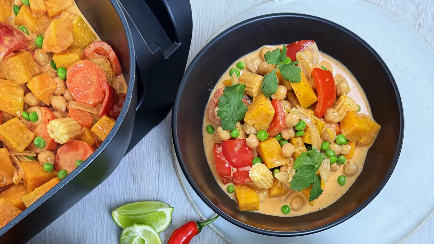 Pumpkin and Chickpea Curry