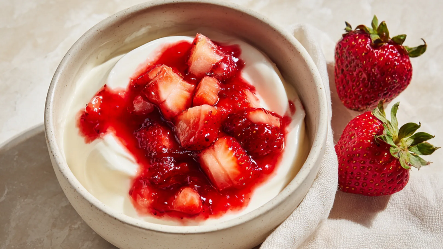 Strawberry Frozen Yoghurt