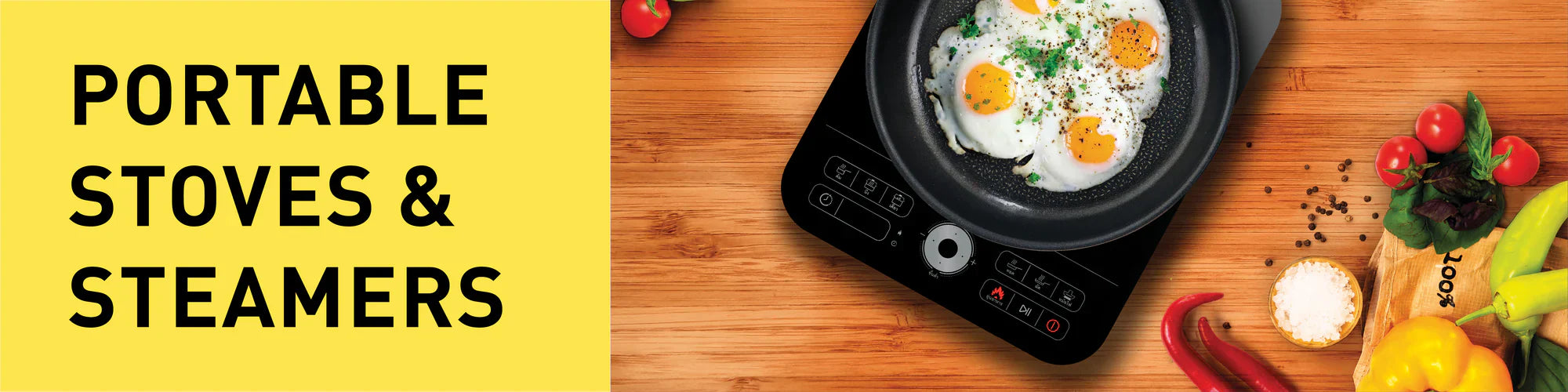 Tefal Portable Stoves & Food Steamers | Portable & Healthy Cooking