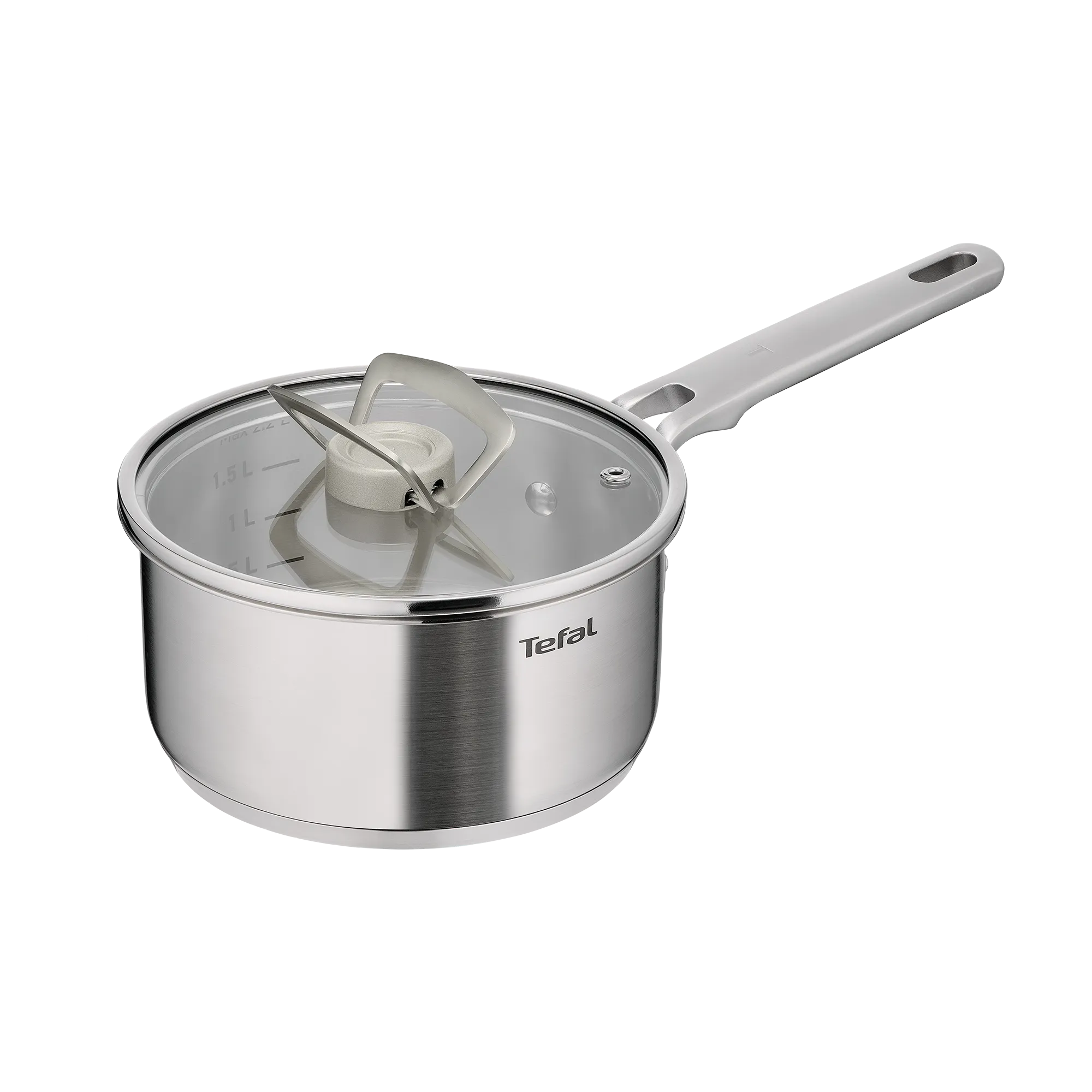 Tefal Space+ Extreme Induction Stainless Steel Saucepan 18cm + Lid