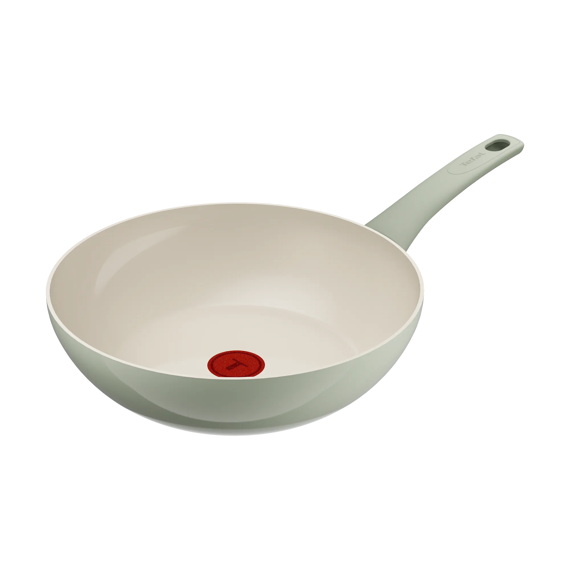 Tefal (Re)cycle Induction Ceramic Green Lichen Non-Stick Wok 28cm