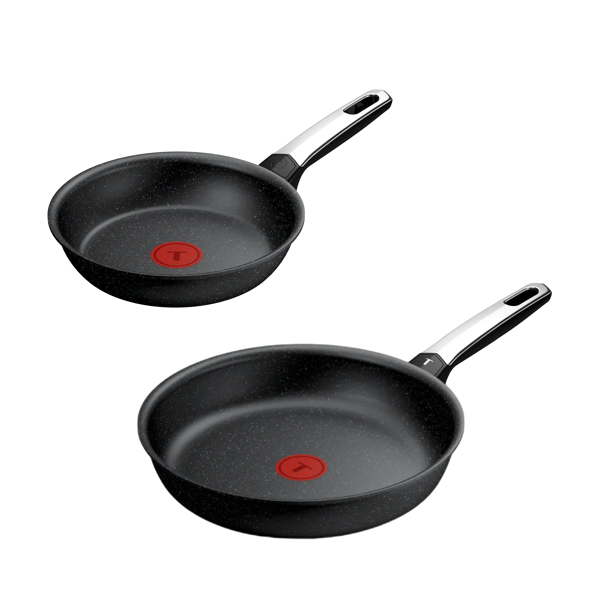 Tefal Expertise+ Induction Non-Stick Twin Pack Frypans 20/26cm