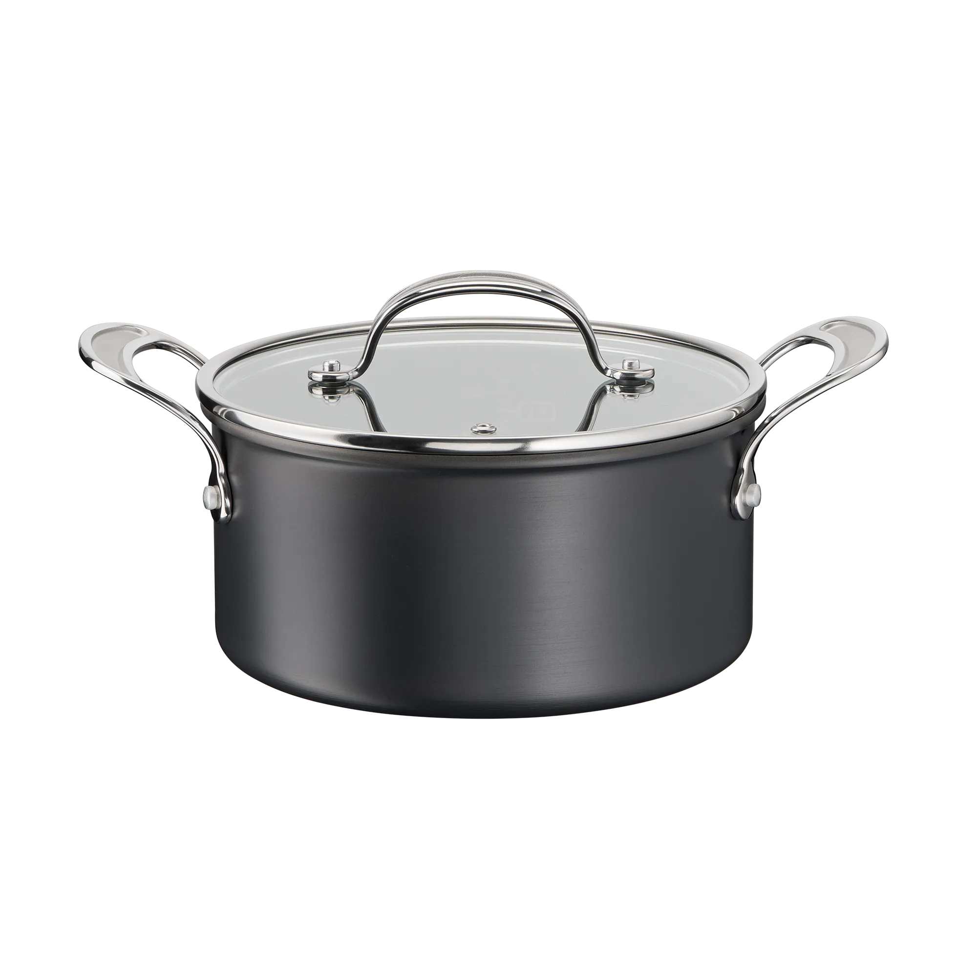 Jamie Oliver by Tefal Cooks Classic Non-Stick Induction Hard Anodised Stewpot + Lid 24cm/5L