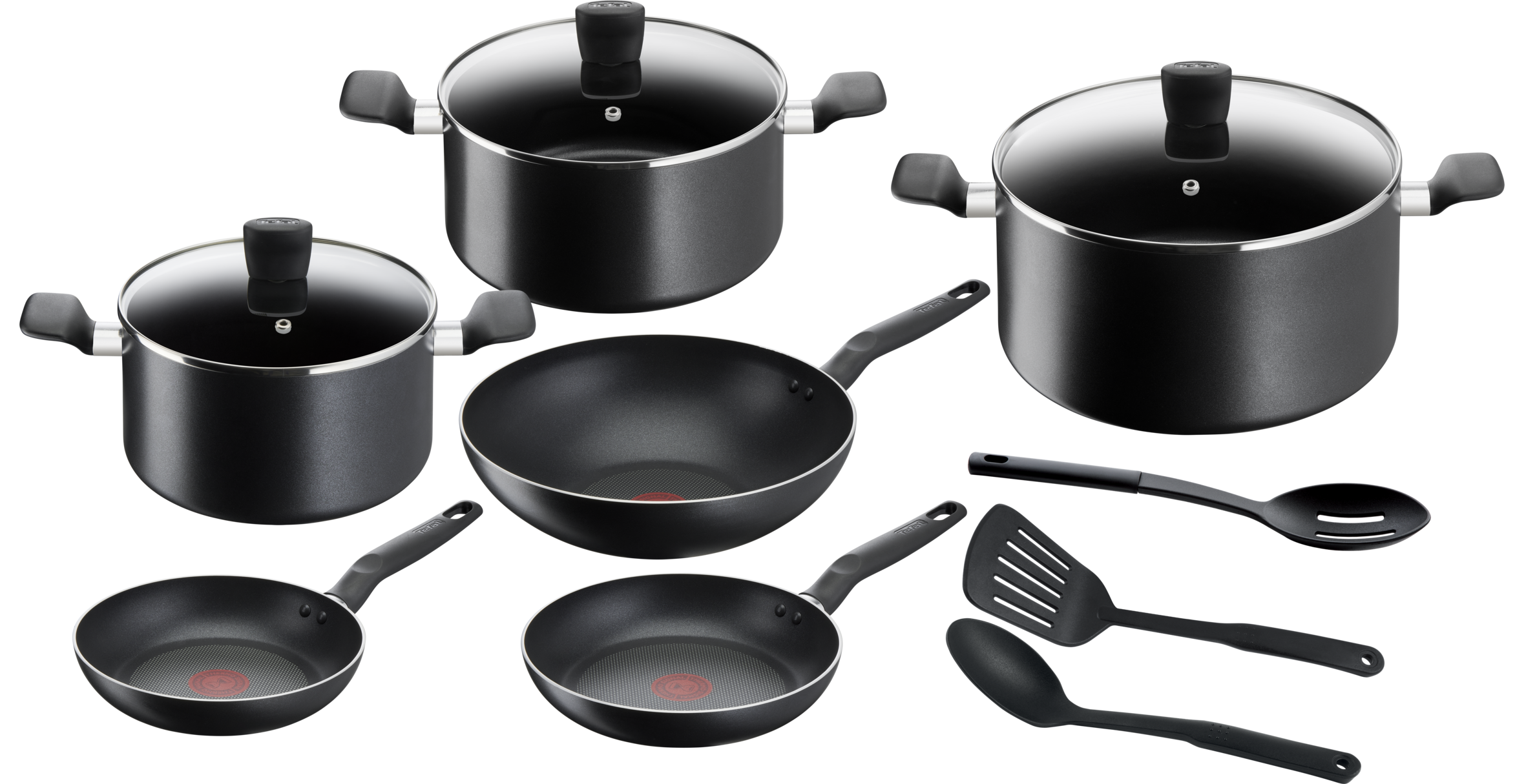 Tefal Super Cook Non-Stick 6pc Cookware Set