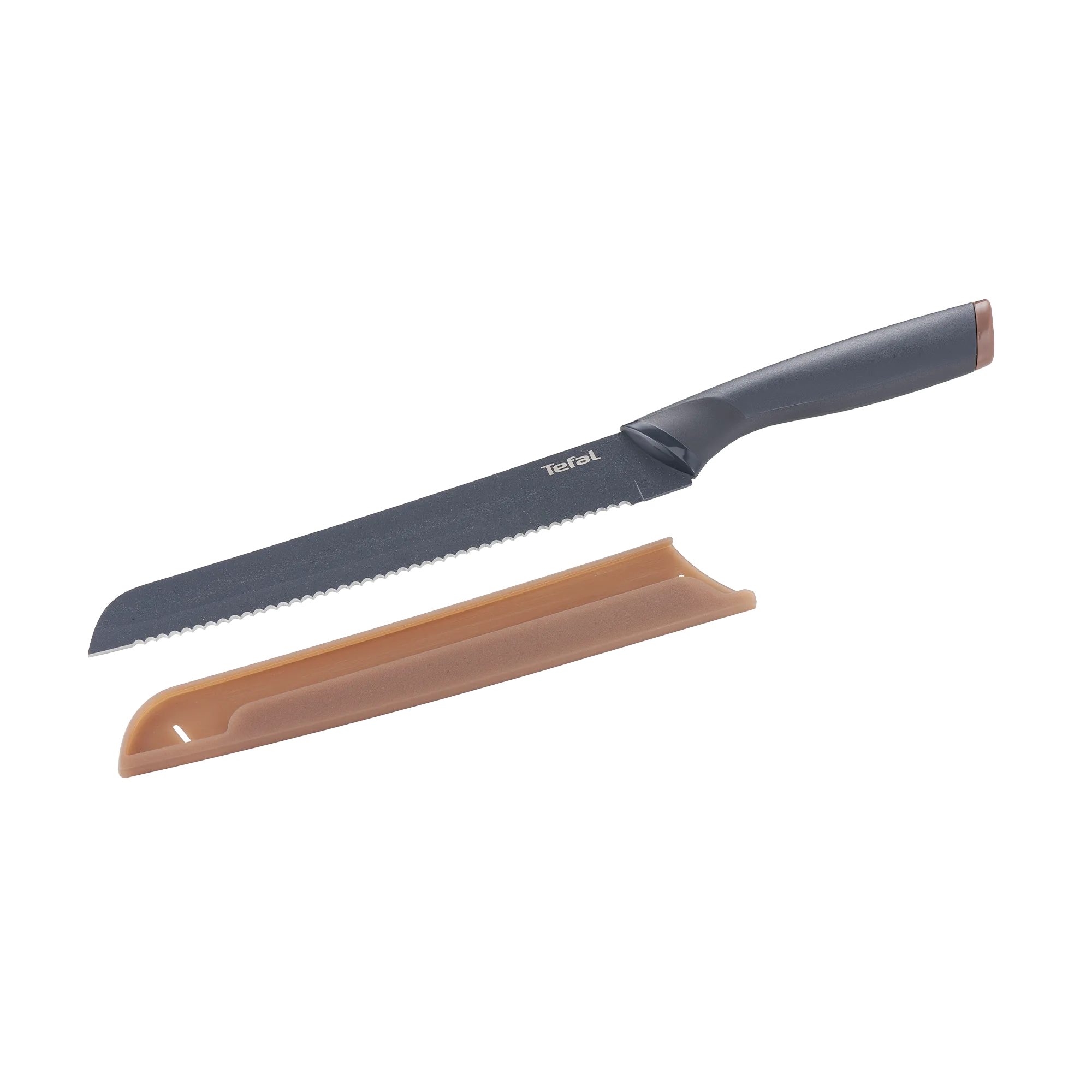 Tefal Fresh Kitchen Non-Stick Stainless Steel Bread Knife 20cm K1221805