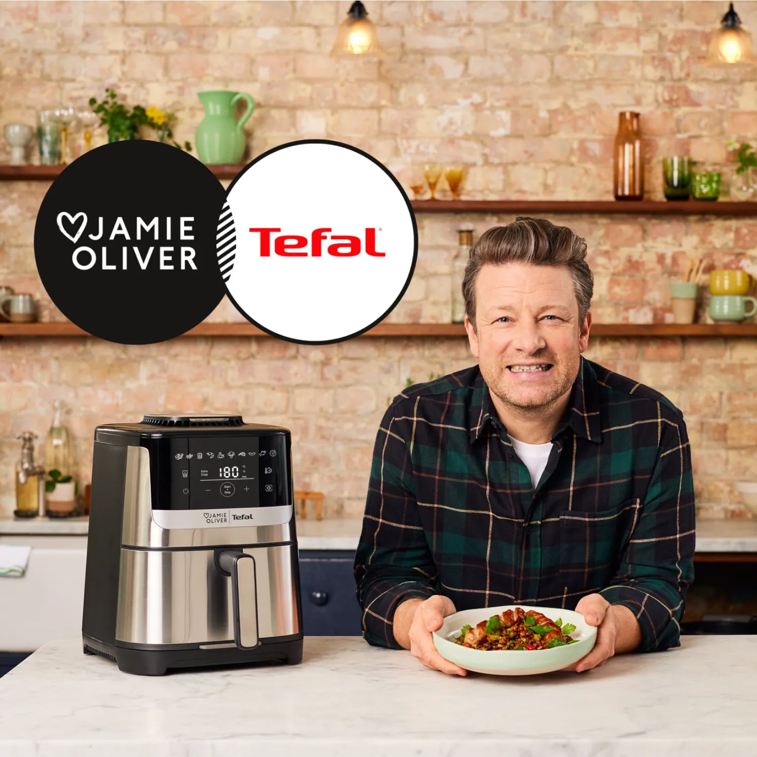 Jamie Oliver by Tefal Quiet & Easy Air Fryer EY55JD