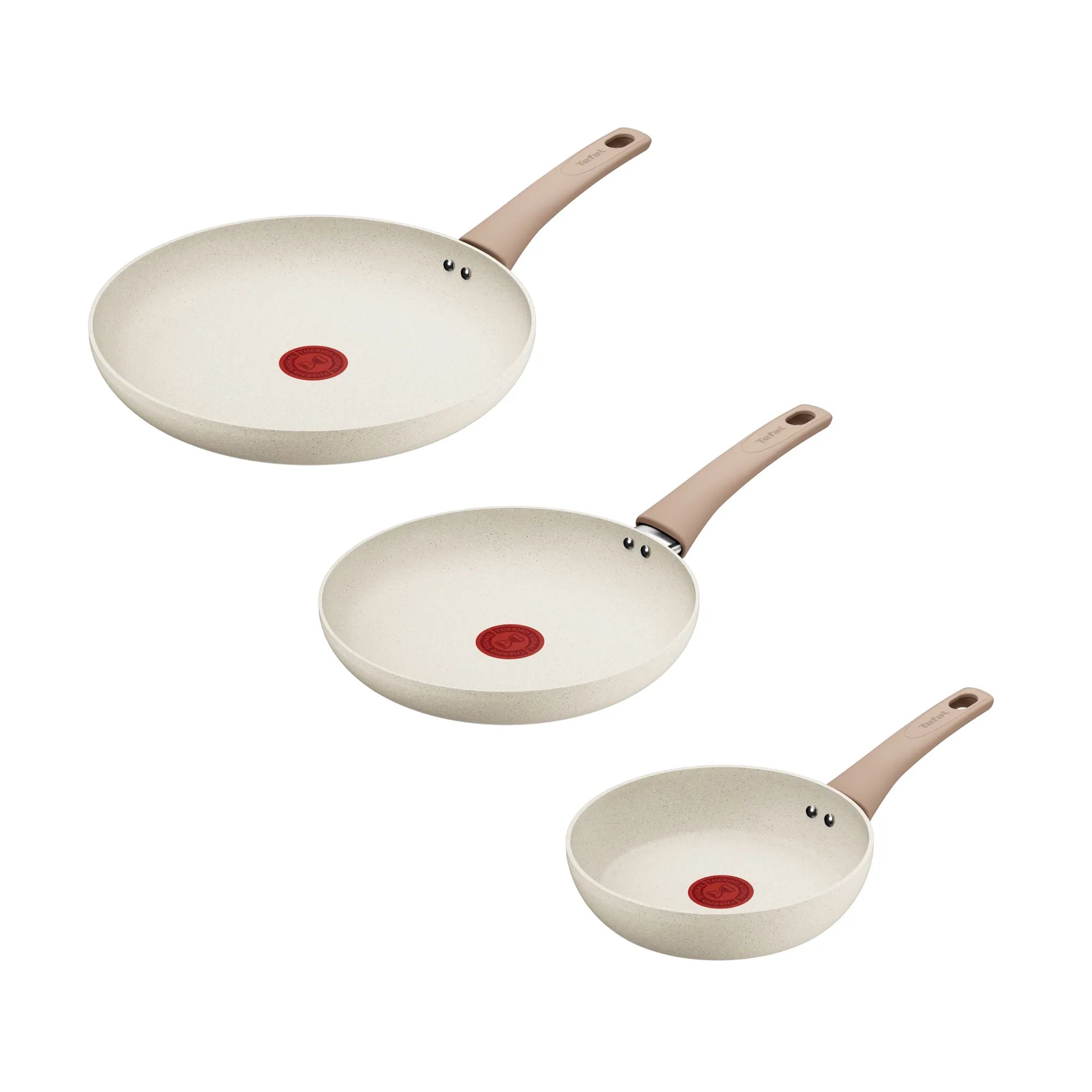 Tefal Stone White Induction Non-Stick 5pc Set