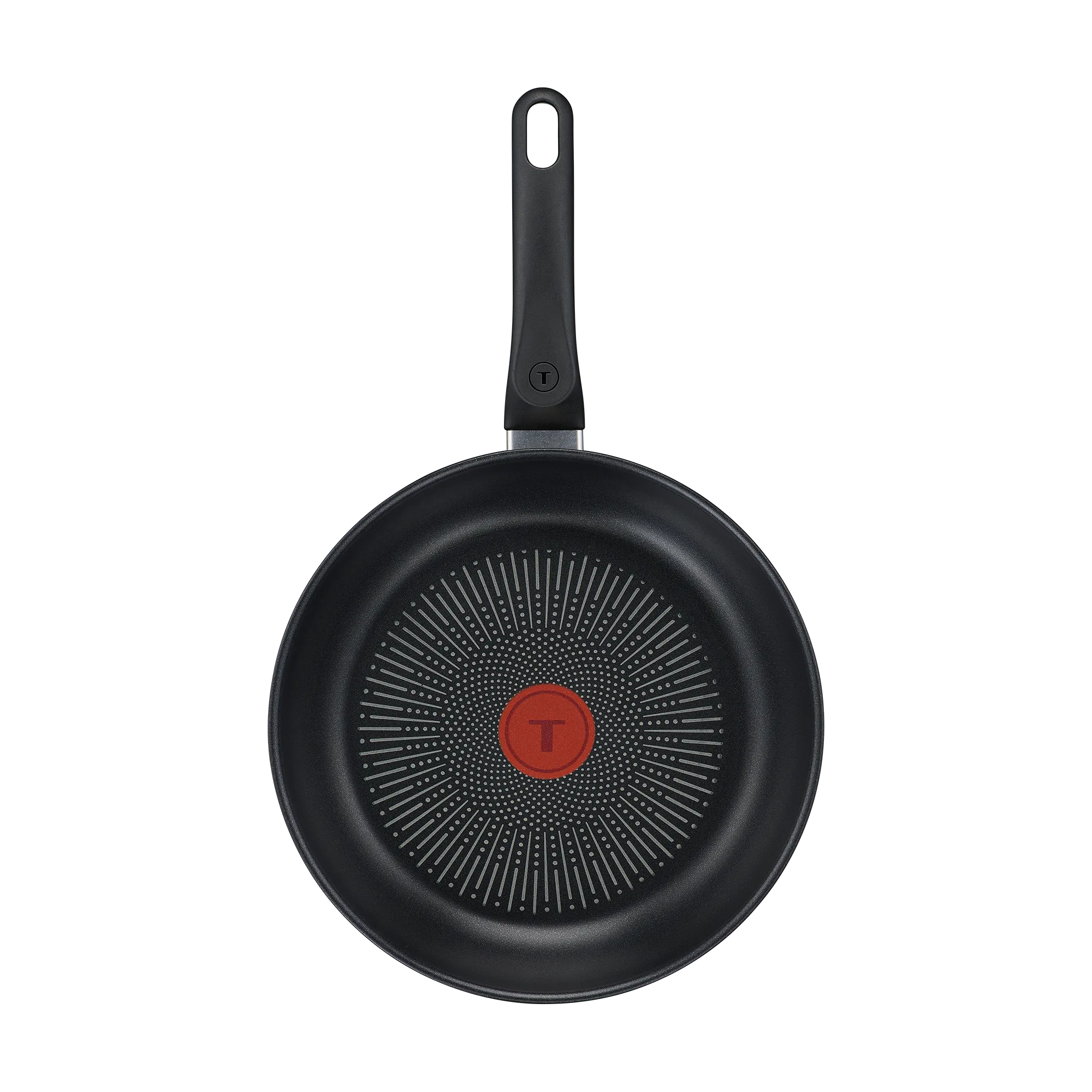 Tefal Everyday Chef Induction Stainless Steel Non-Stick Frypan 24cm top view interior non-stick coating