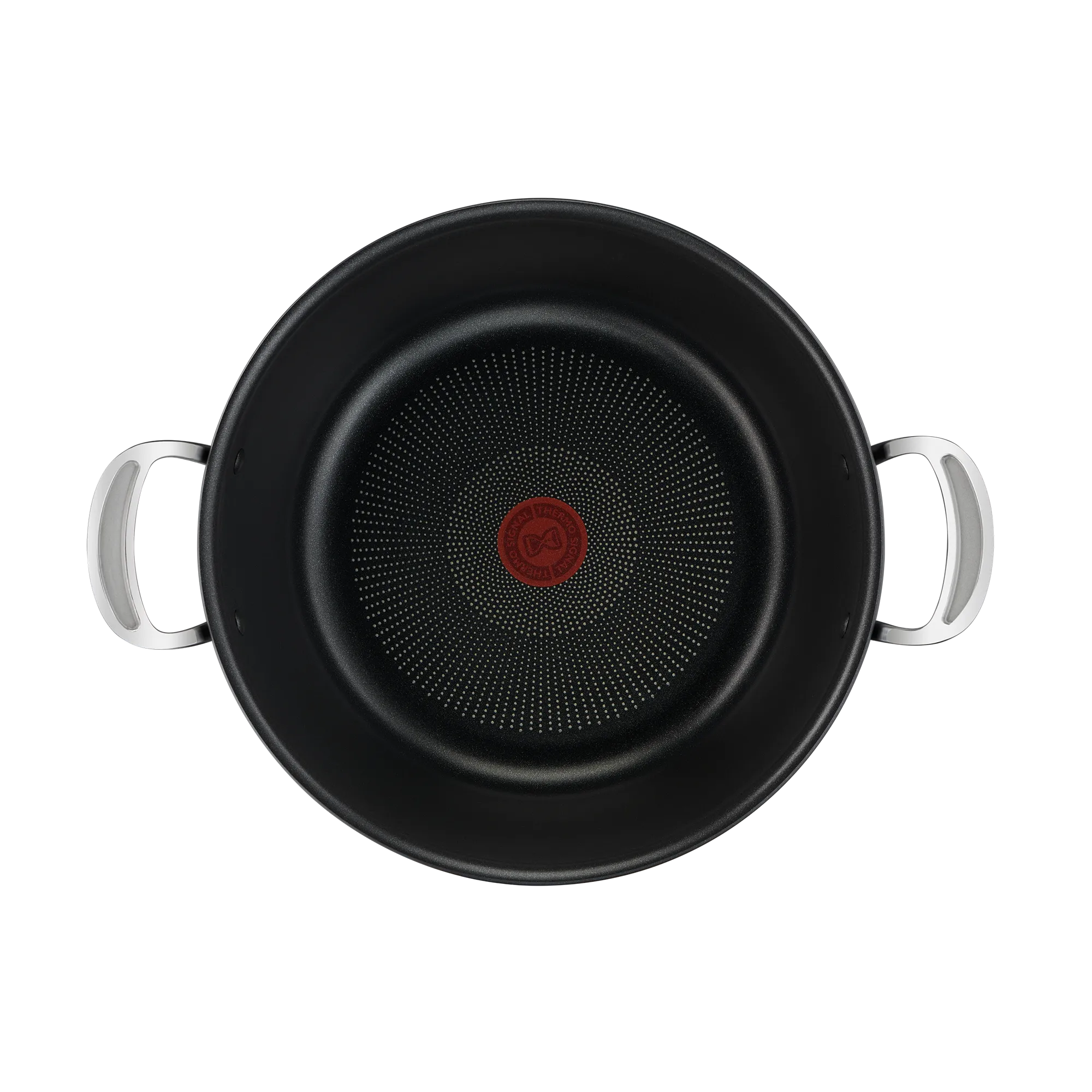 Jamie Oliver by Tefal Cooks Classic Induction Hard Anodised Big Batch Pan 30cm/7.2L interior non-stick coating