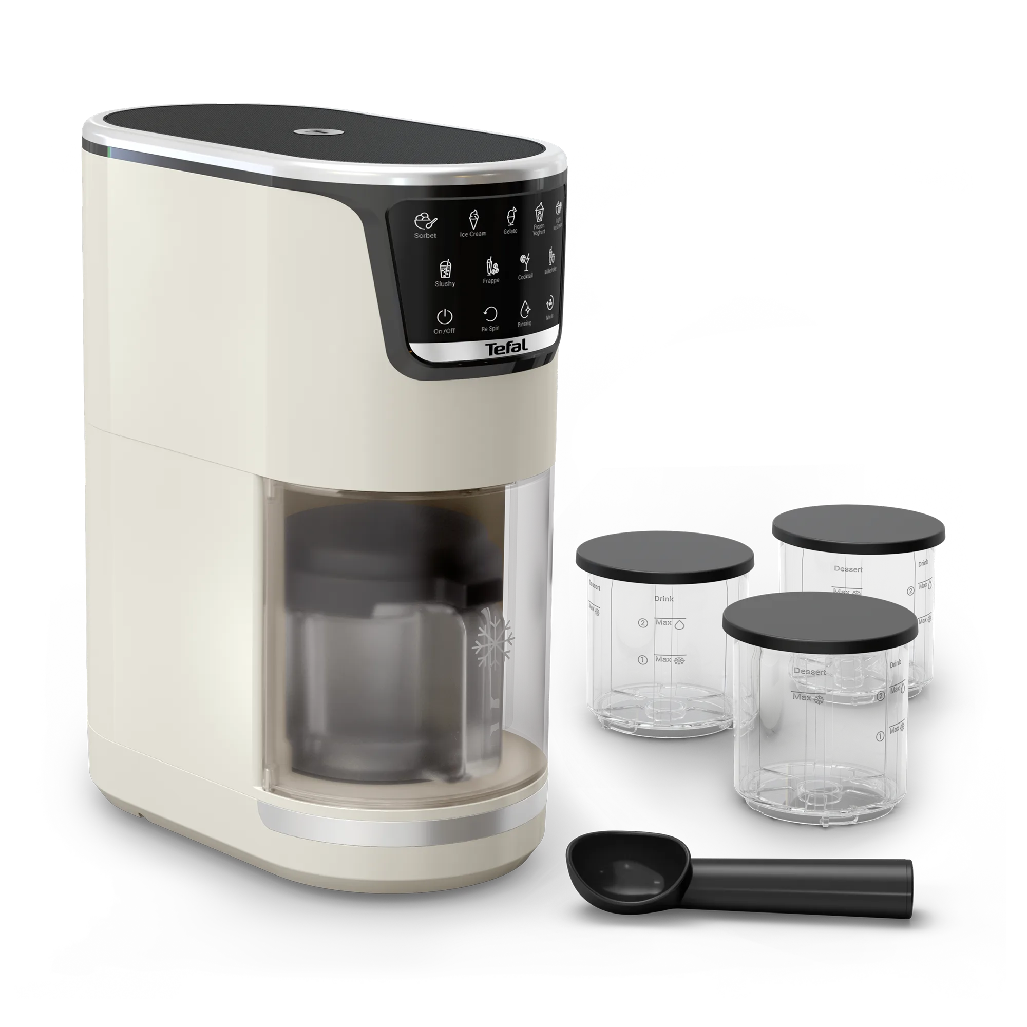 Tefal Dolci Rise Ice Cream Maker with Bonus Nesquik Tins