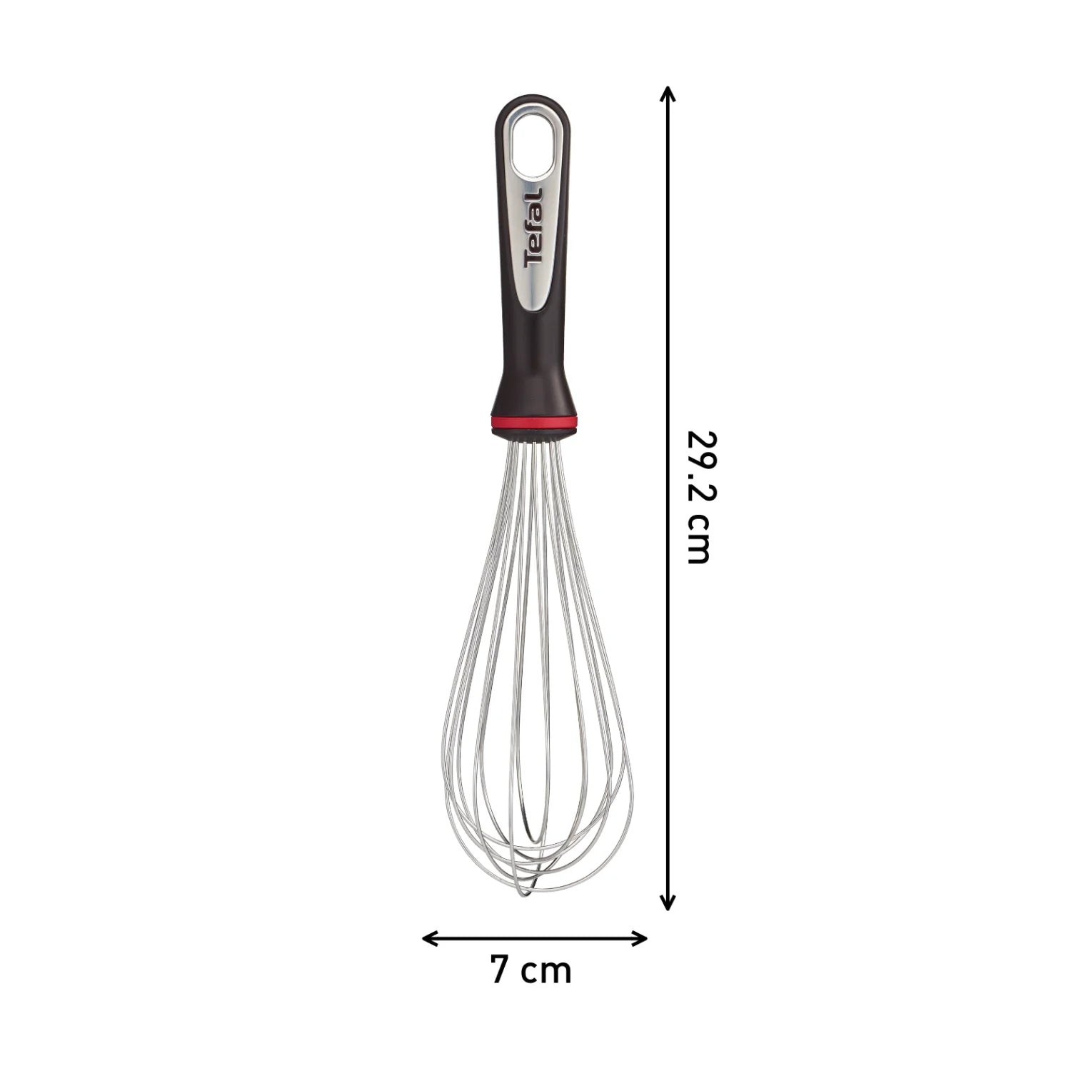 Tefal Ingenio Stainless Steel Whisk K1181714 Dimensions