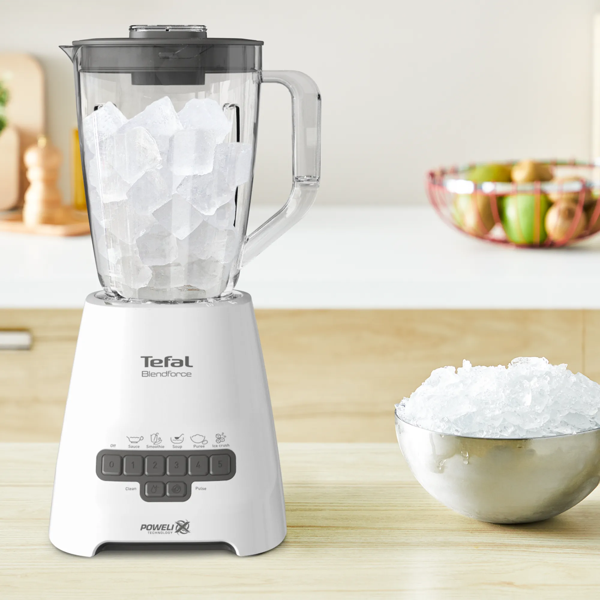Tefal Blendforce 2 Piano Blender BL477 blending crushing ice