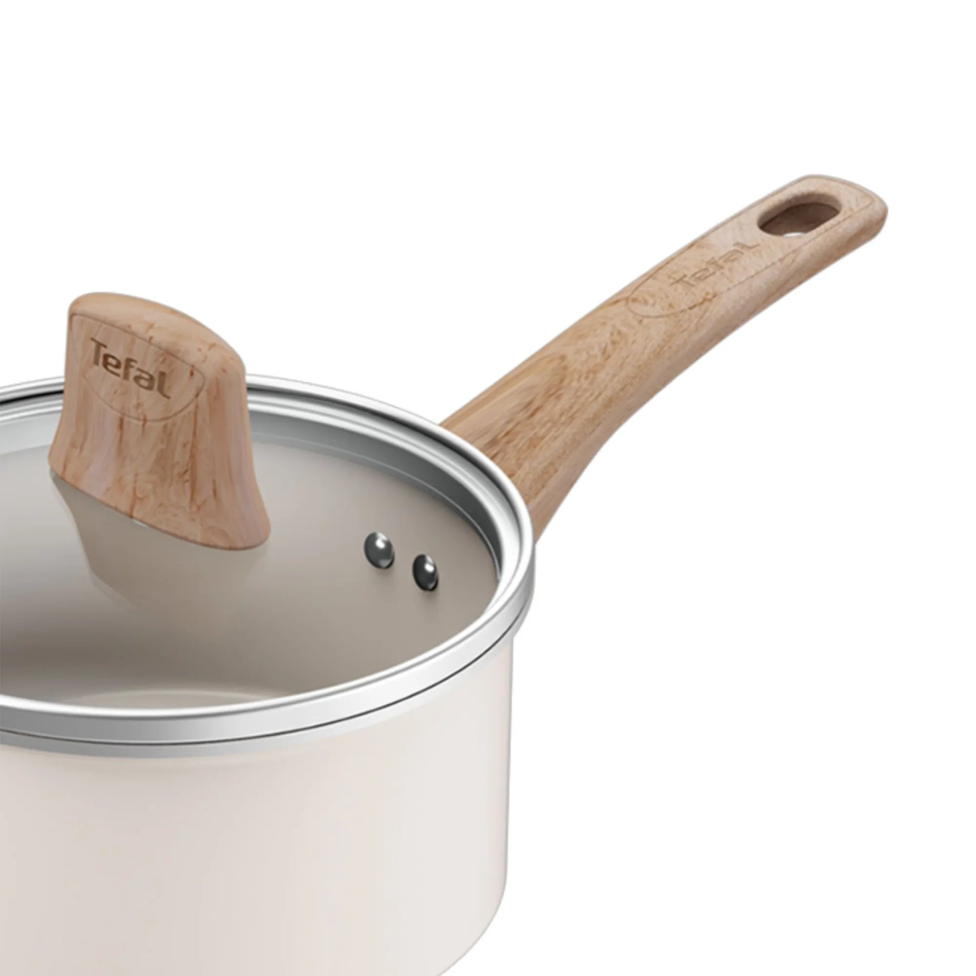 Tefal Vivaceram Induction Ceramic Beige 5pc Cookware Set