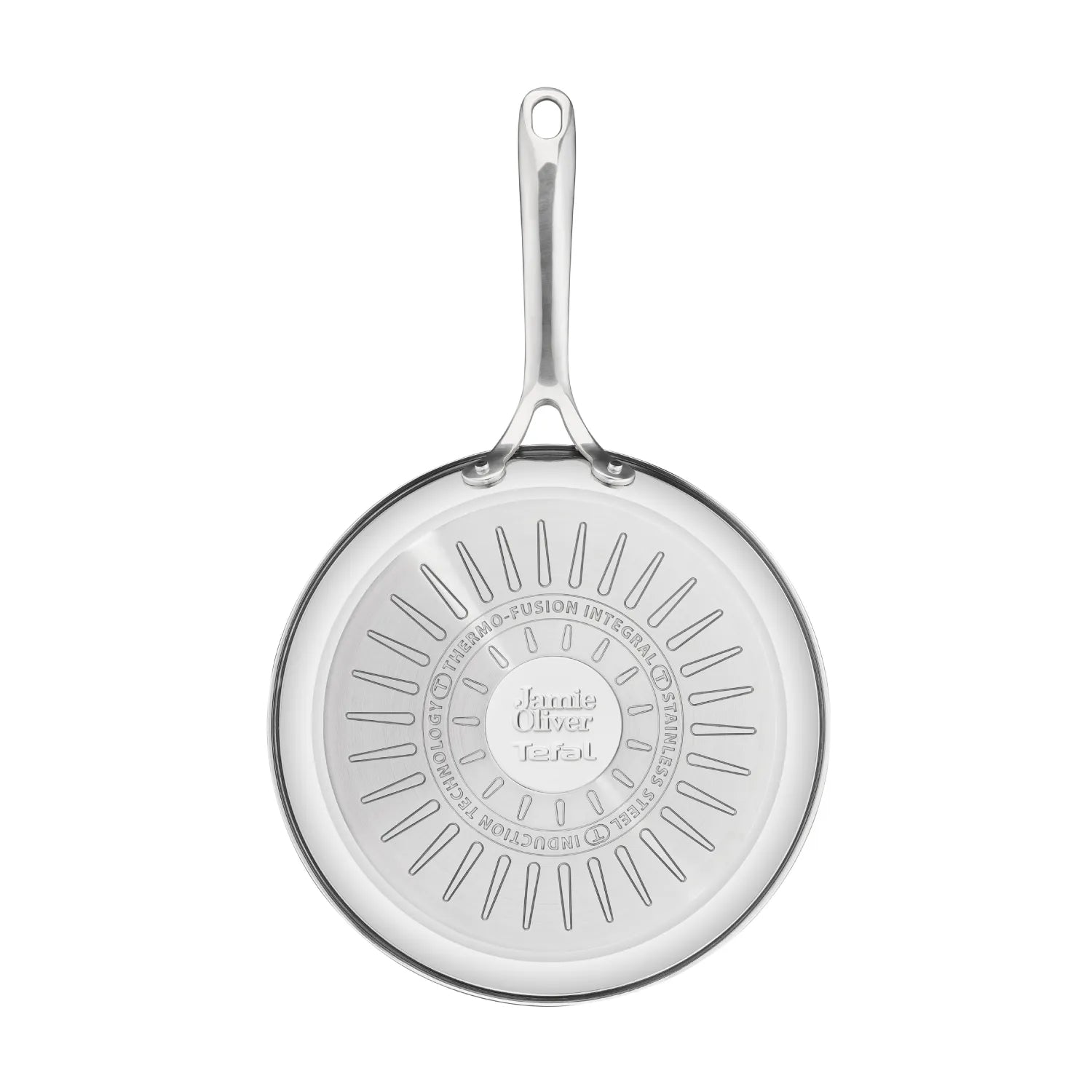 Jamie Oliver by Tefal Cook Smart Induction Stainless Steel Uncoated Frypan 28cm