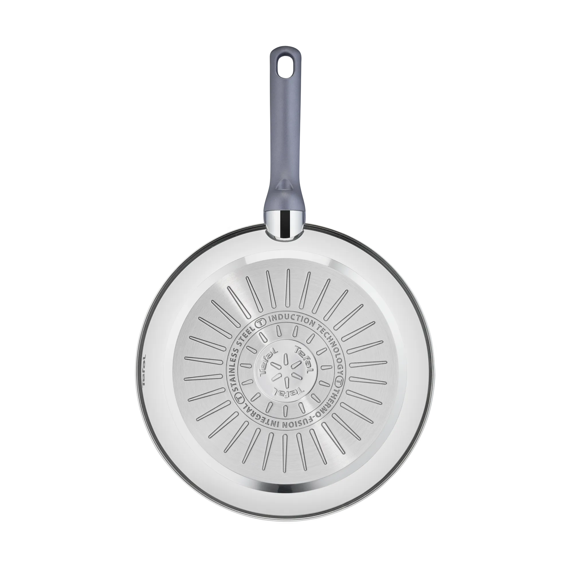 Tefal Daily Cook Induction Stainless Steel Frypan 28cm with stainless steel induction base