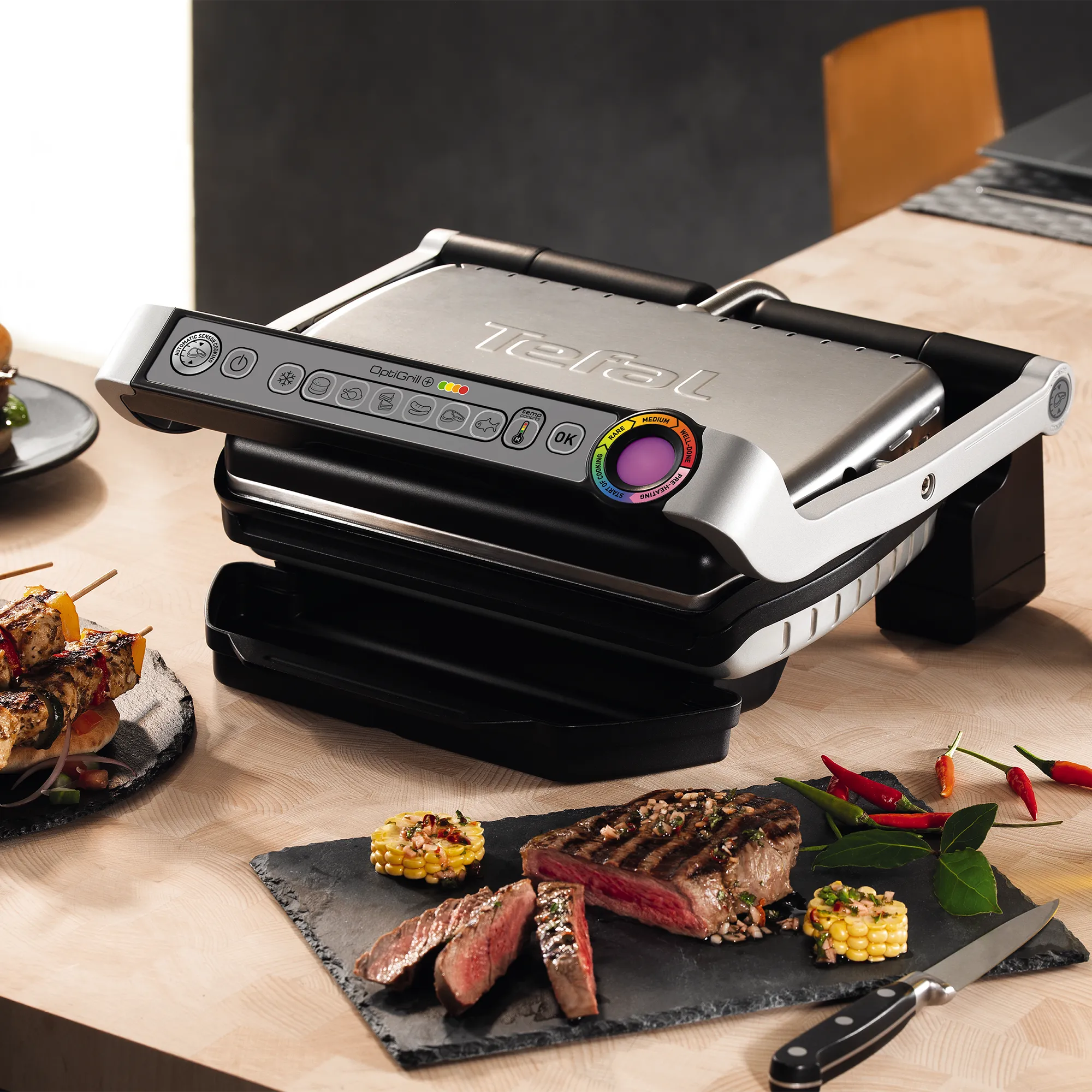 Tefal OptiGrill+ Smart Electric Grill GC712