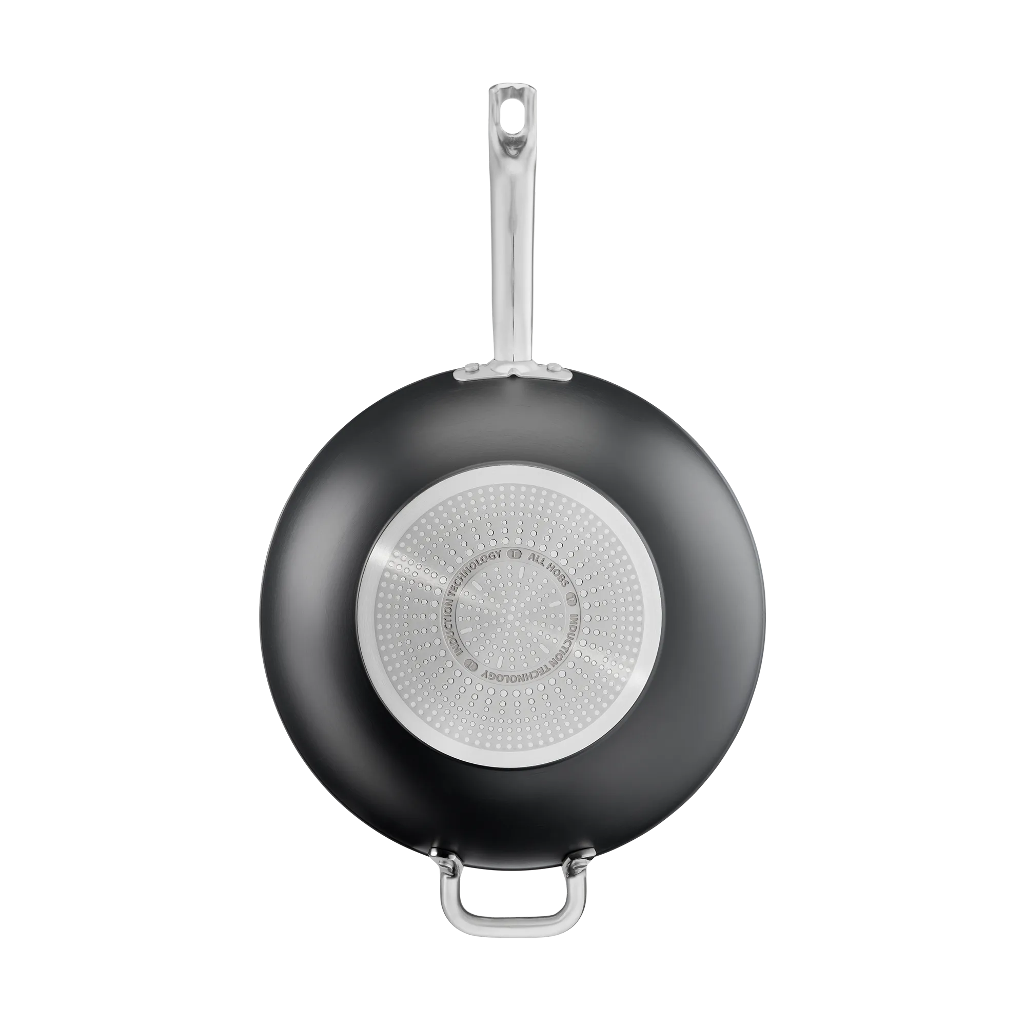 Tefal Premium Specialty Hard Anodised Induction Non-Stick Wok 32cm + Lid induction base