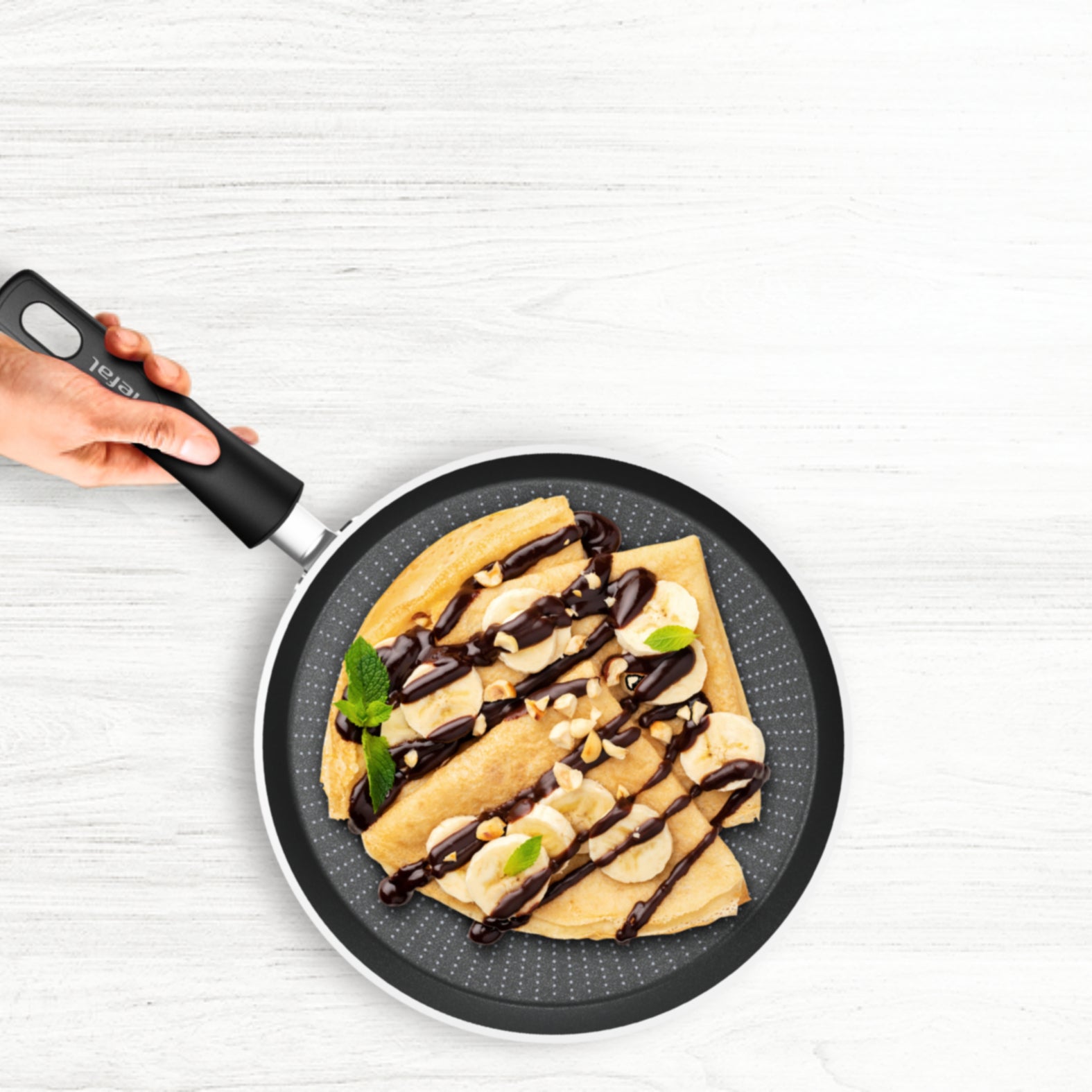 Tefal Daily Expert Red Induction Non-Stick Pancake Pan 25cm -C2893802