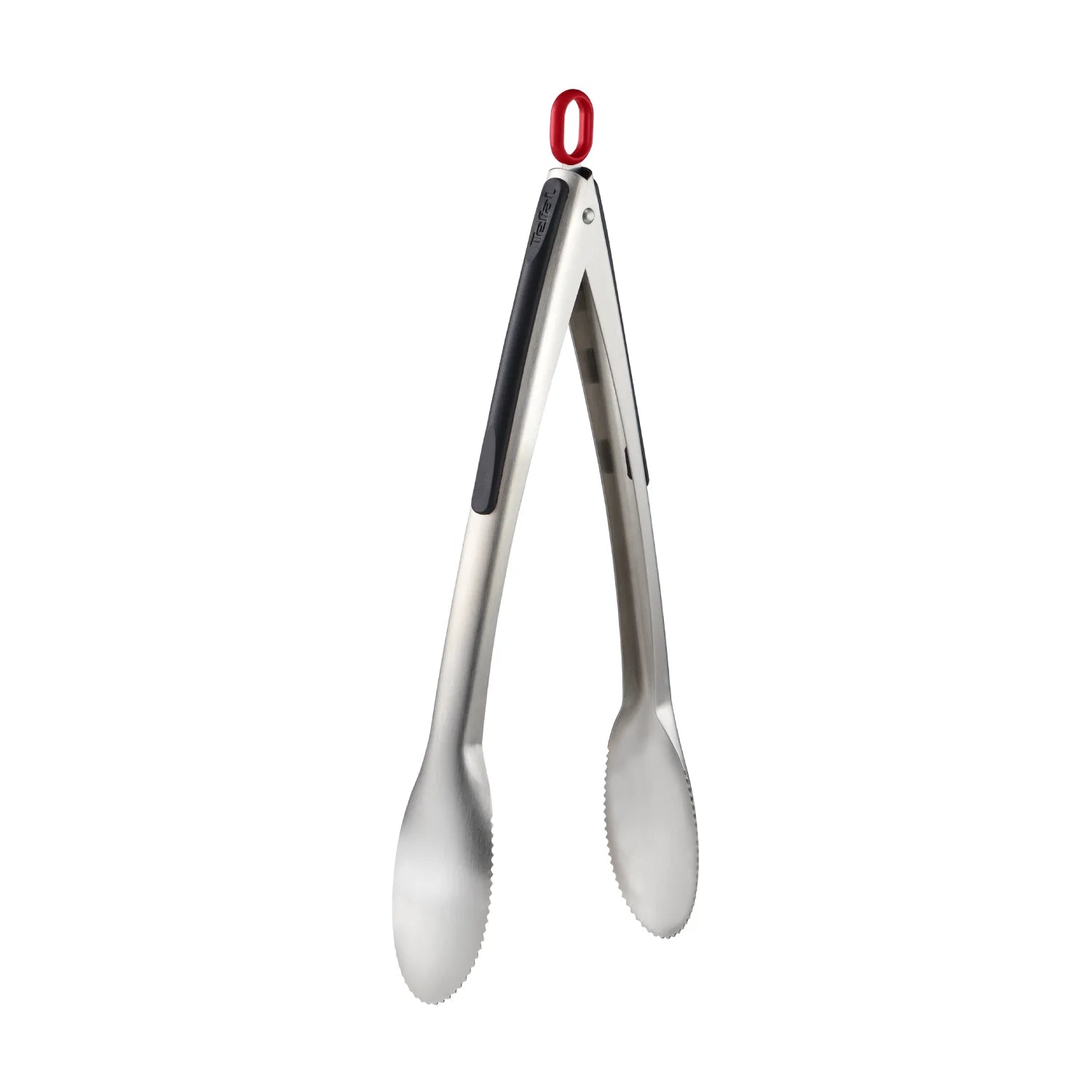 Tefal Ingenio Stainless Steel Tongs K1183014 tongs open