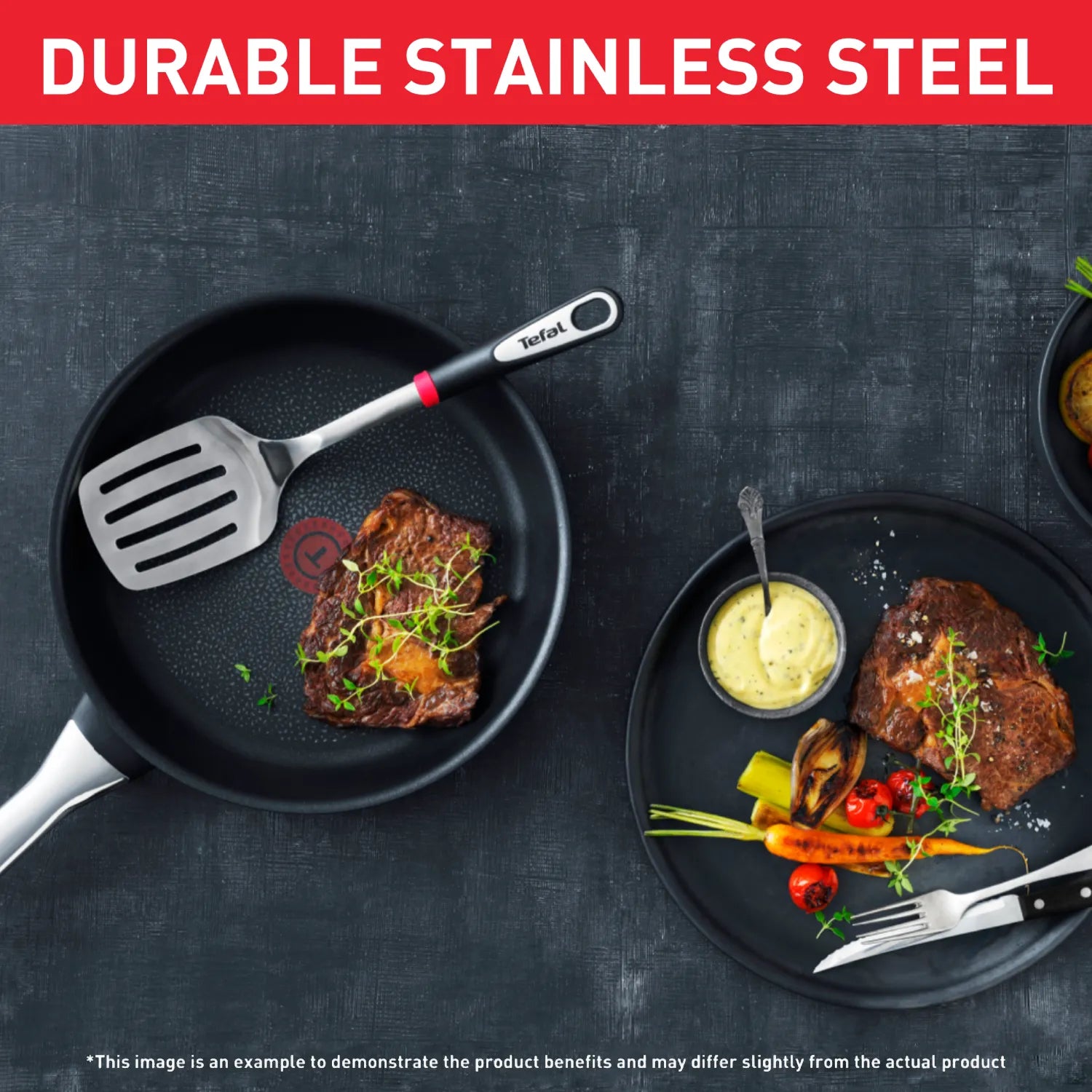 Tefal Ingenio Stainless Steel Ladle K1180214 durable Stainless Steel