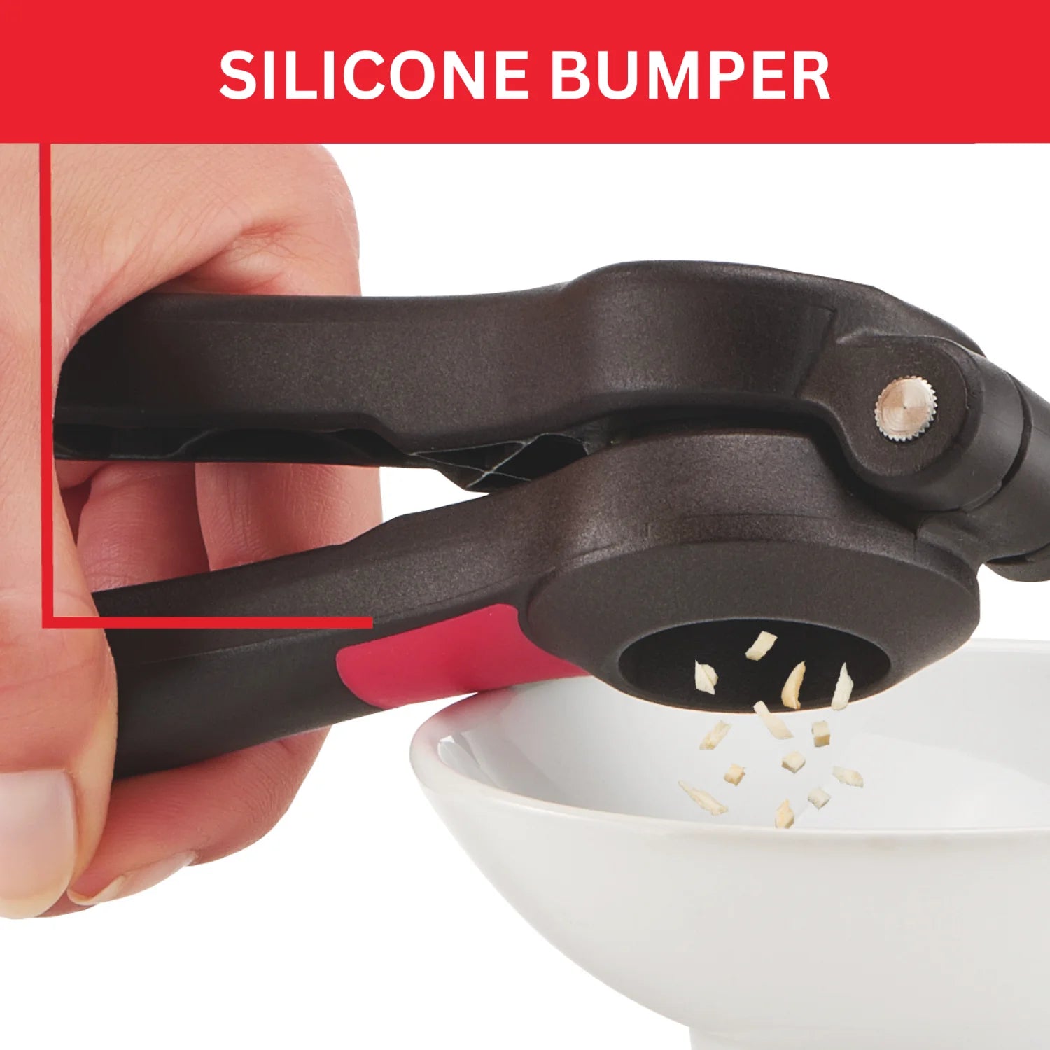 Tefal Ingenio Garlic Press K2072614 with silicone bumper