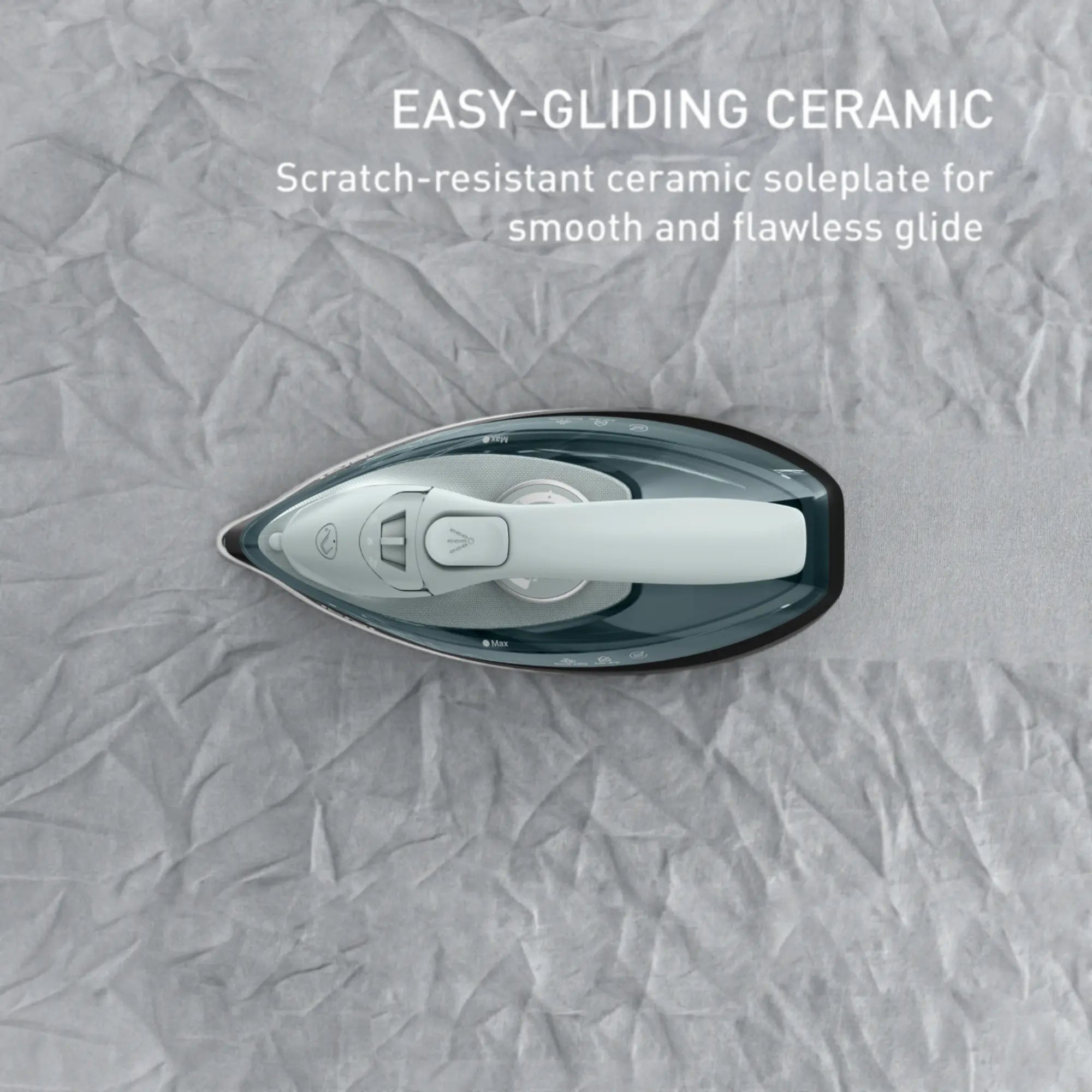 Tefal Freemove Power Steam Iron FV6673 Easy Glide Ceramic Solepate