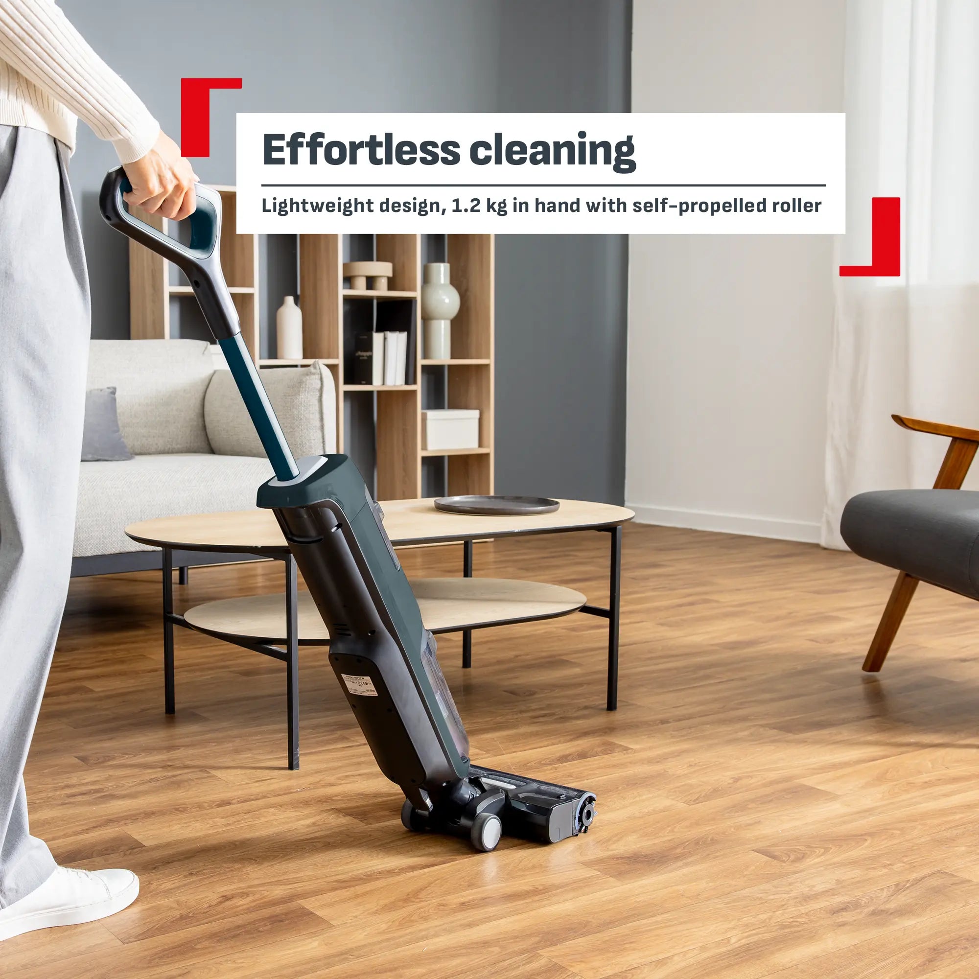 Tefal X-Clean 2 Cordless Vacuum & Floor Washer GF2251 with lightweight design