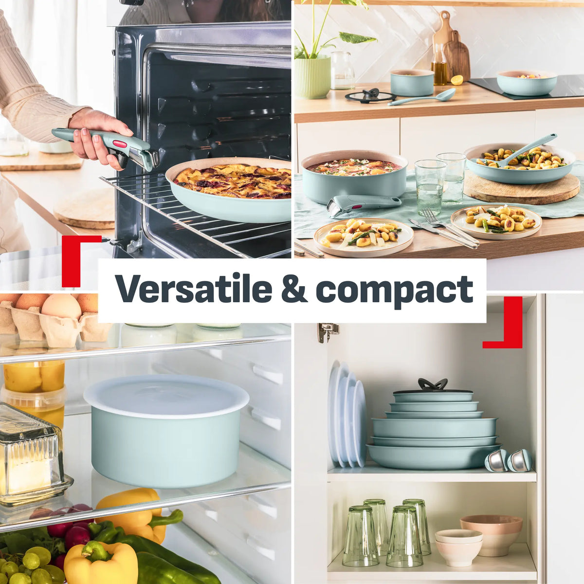 Tefal Ingenio Harmony Induction Non-Stick Eucalyptus 5pc Set Anniversary Pack
