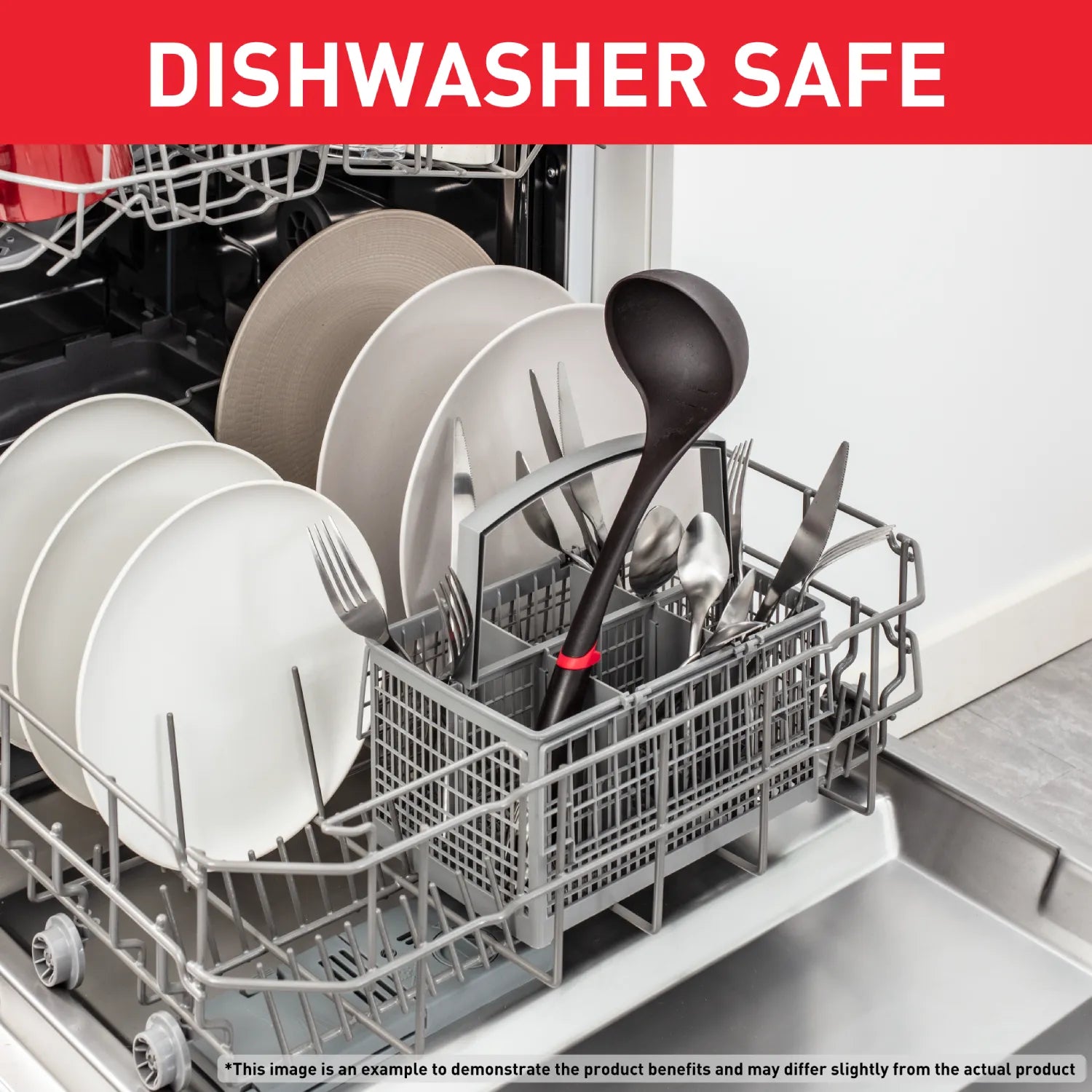 Tefal Ingenio Nylon Spoon K2060514 dishwasher safe