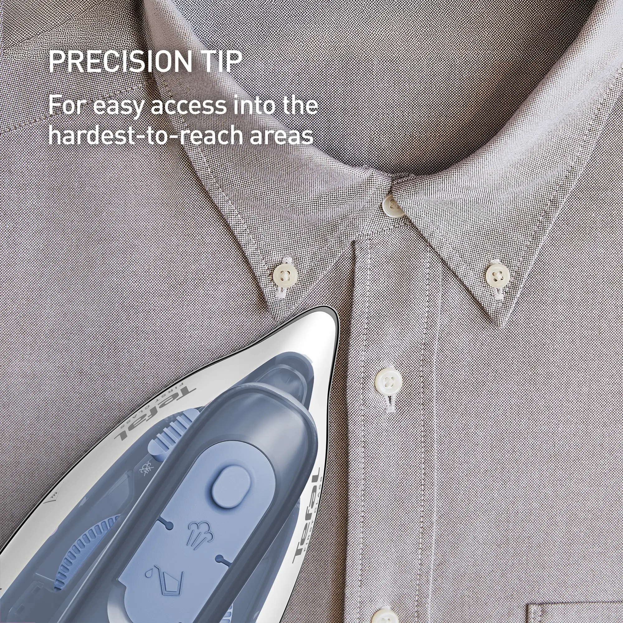 Tefal First Class Travel Iron DB1610 with precision tip