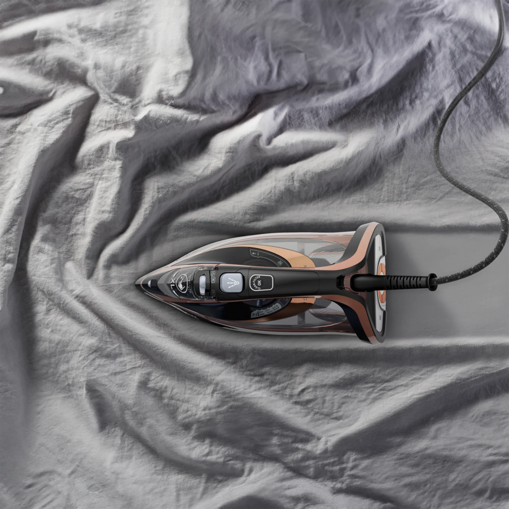 Tefal Ultimate Pure Anti-Calc Steam Iron FV9849 ironing sheet