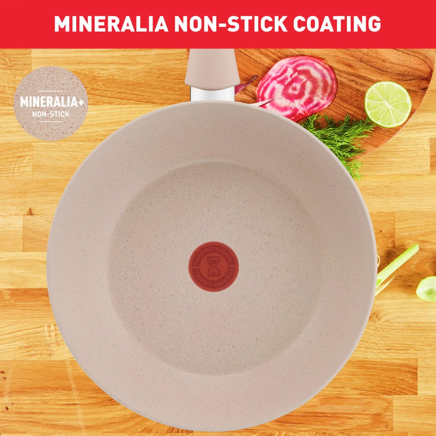 Tefal Delight Induction Mineralia Non-Stick Wok 28cm