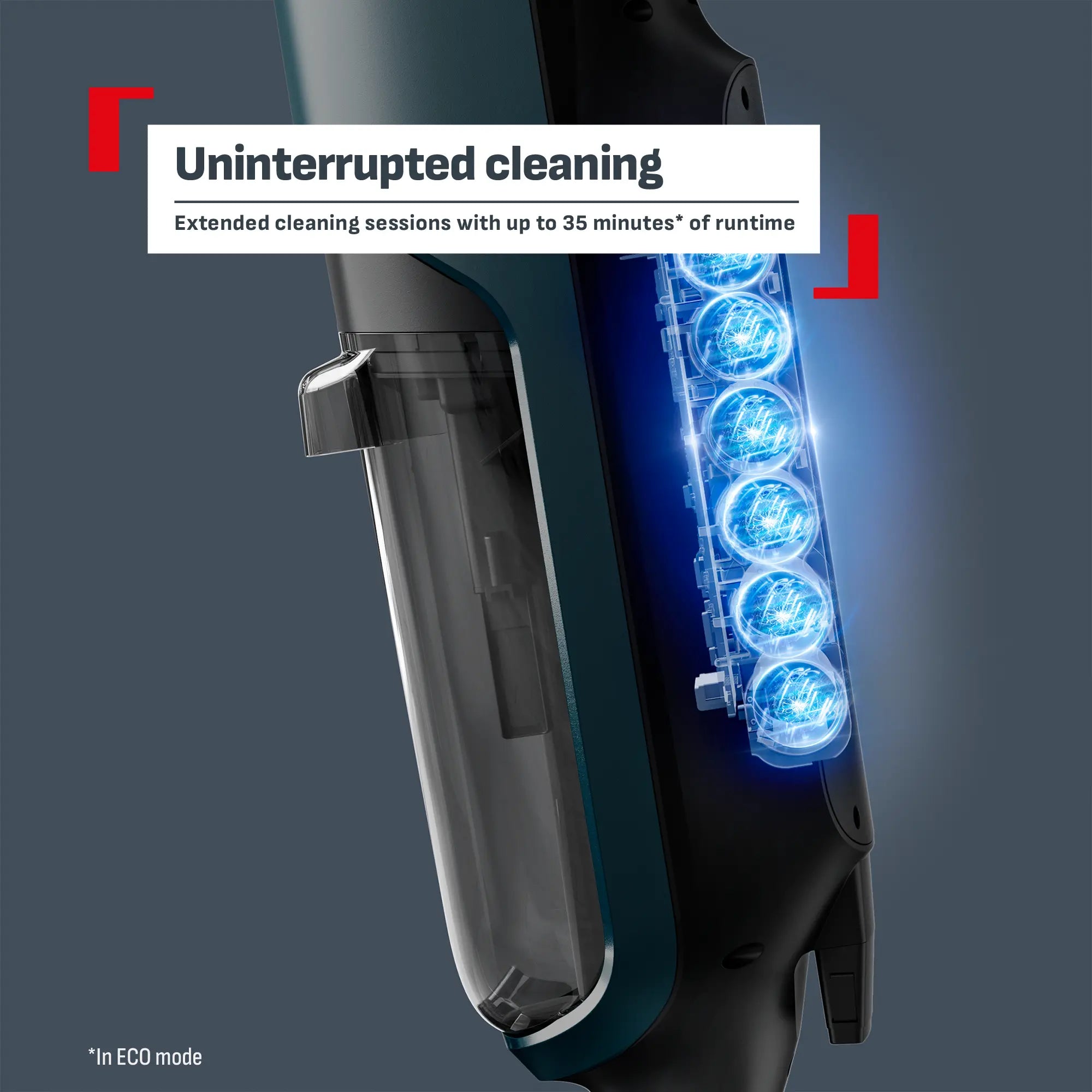 Tefal X-Clean 2 Cordless Vacuum & Floor Washer GF2251 with 35 minutes of runtime