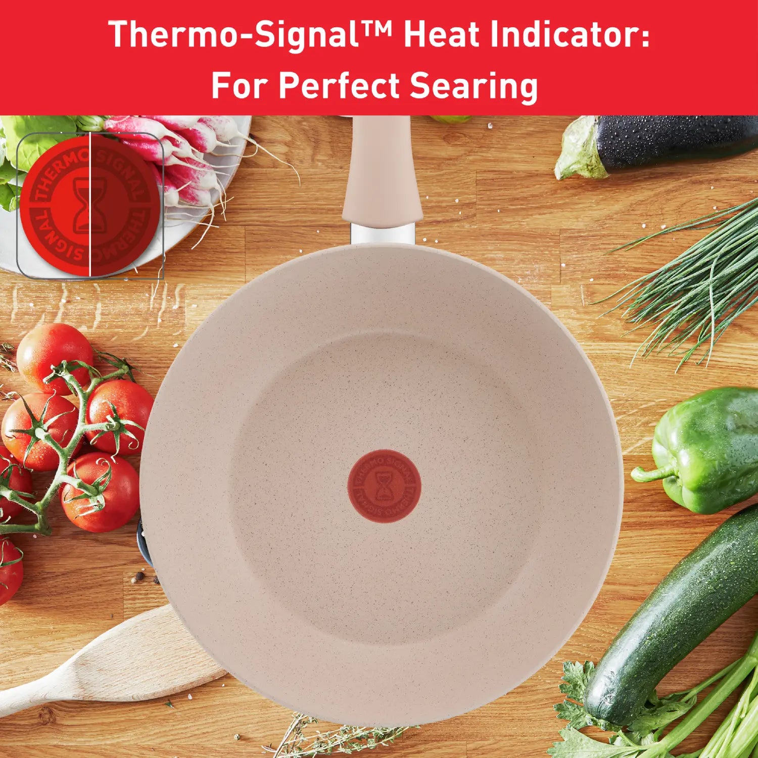 Tefal Delight Induction Mineralia Non-Stick Wok 28cm