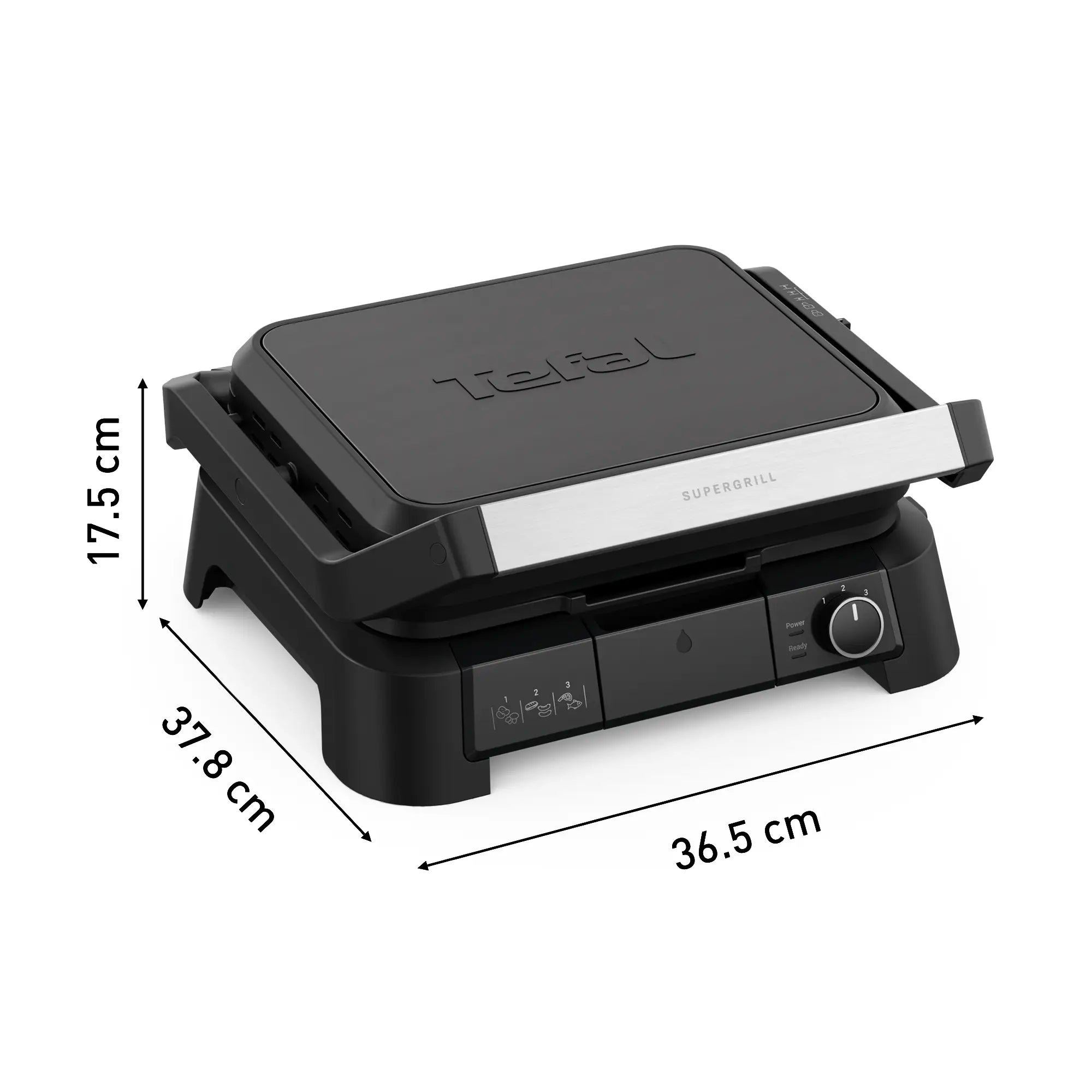 Tefal SuperGrill 3-in-1 Electric Grill Barbecue & Oven GC5108 Dimensions