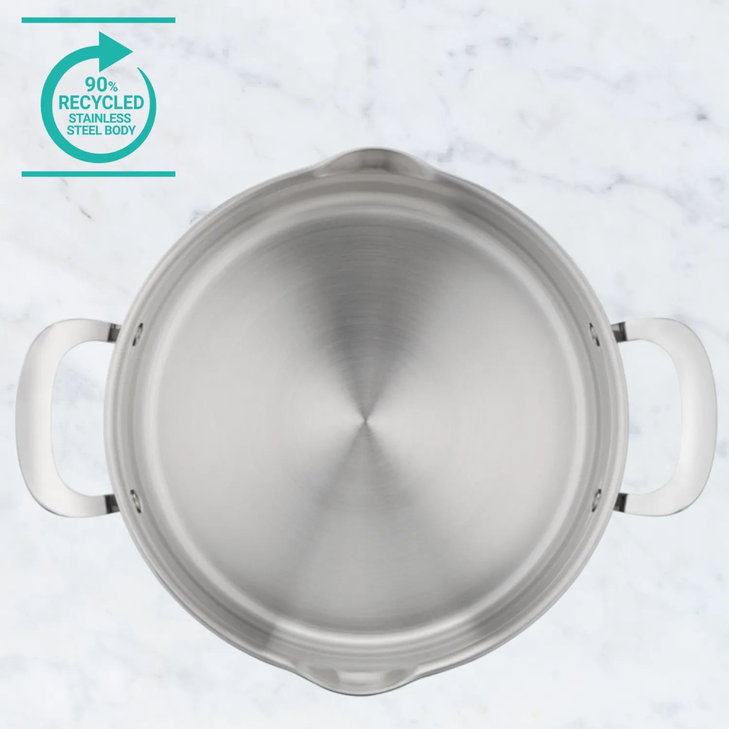 Jamie Oliver by Tefal Cook Smart Induction Stainless Steel 3pc Pot Set + Lids