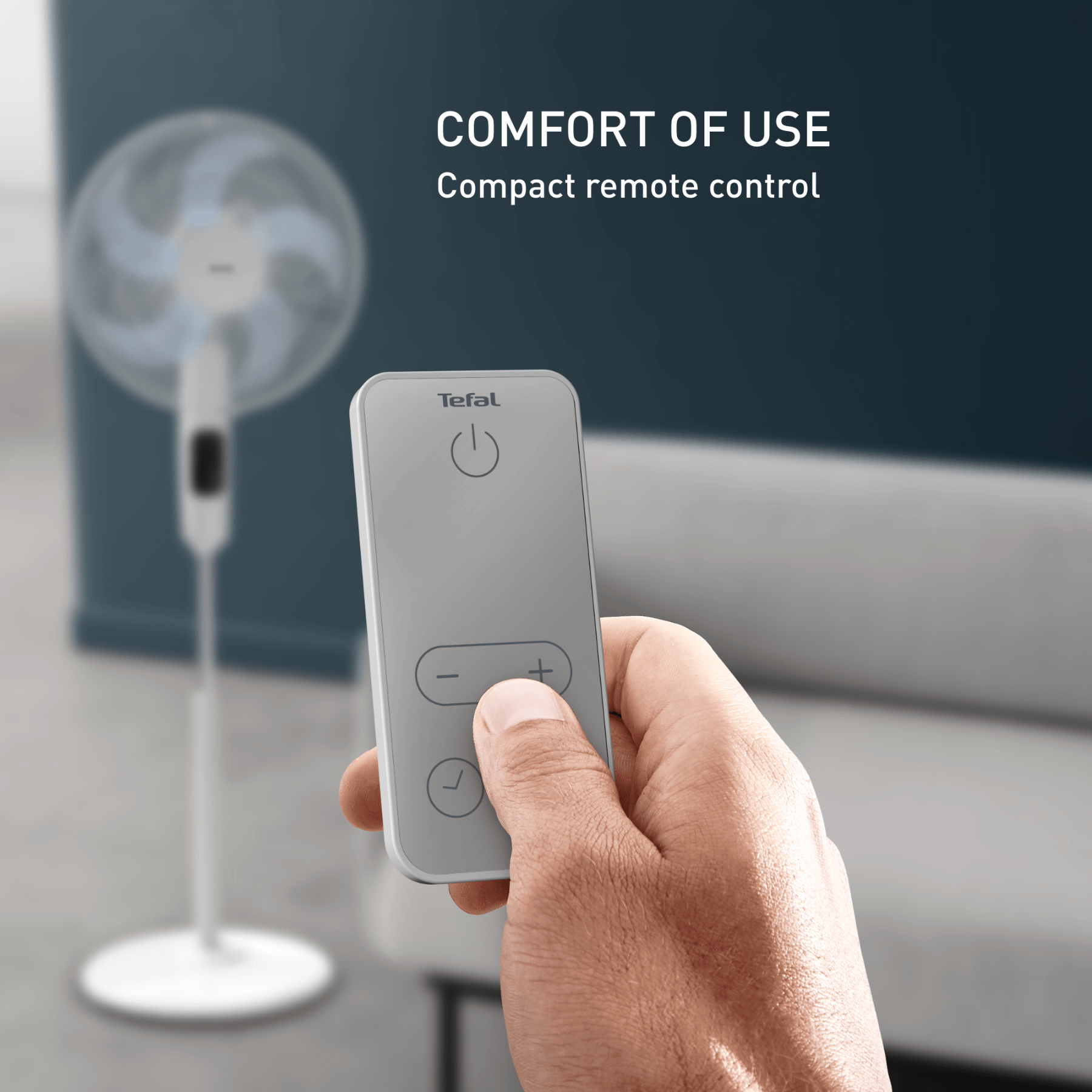 Tefal Turbo Silence Eco Stand Fan VF5450