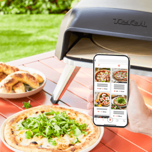 Tefal Pizza Pronto - Go beyond cheese and pepperoni by visiting the Tefal app, for step-by-step recipes and inspiration for pizza, breads, desserts and much more.