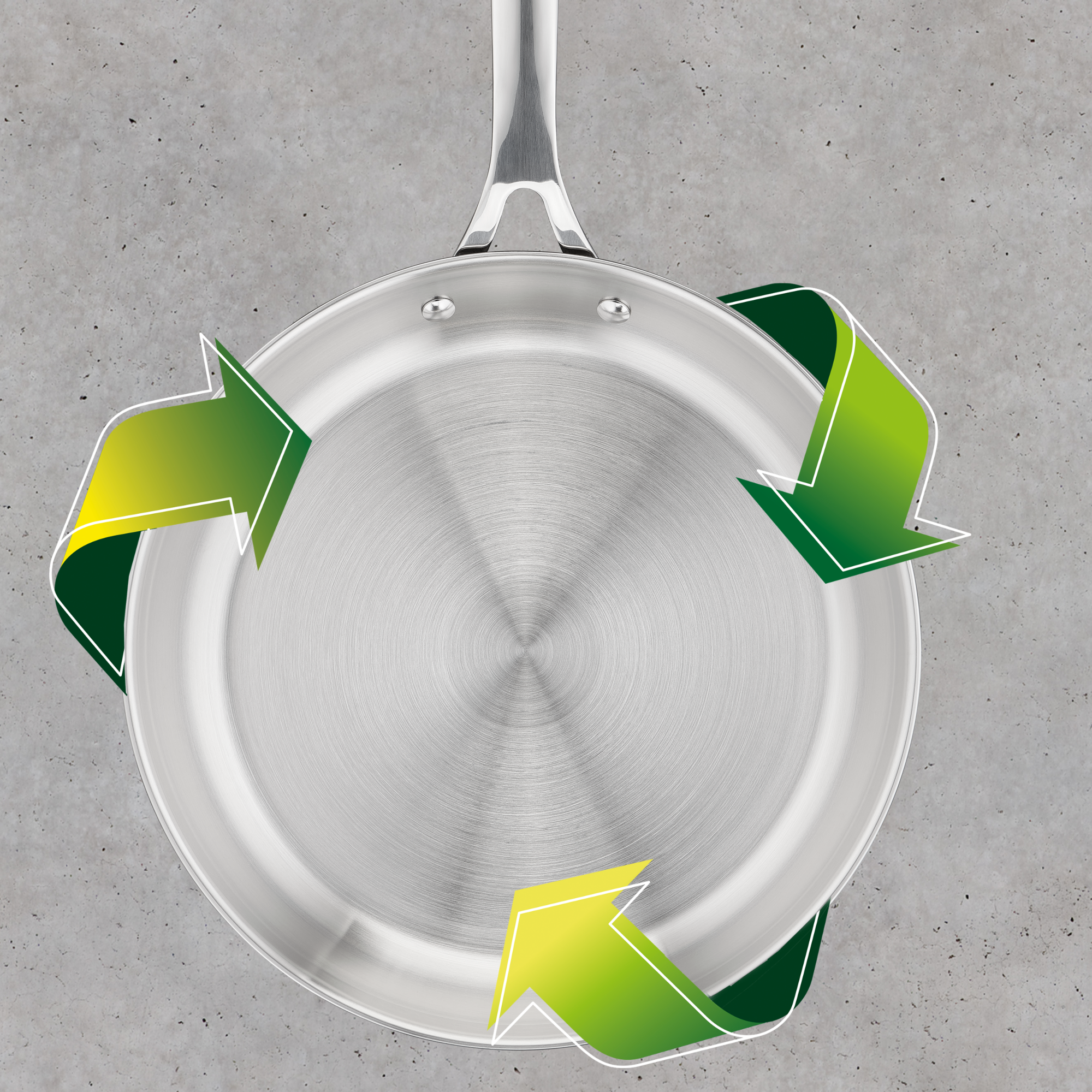 Jamie Oliver by Tefal Cook Smart Induction Stainless Steel Uncoated Frypan 28cm