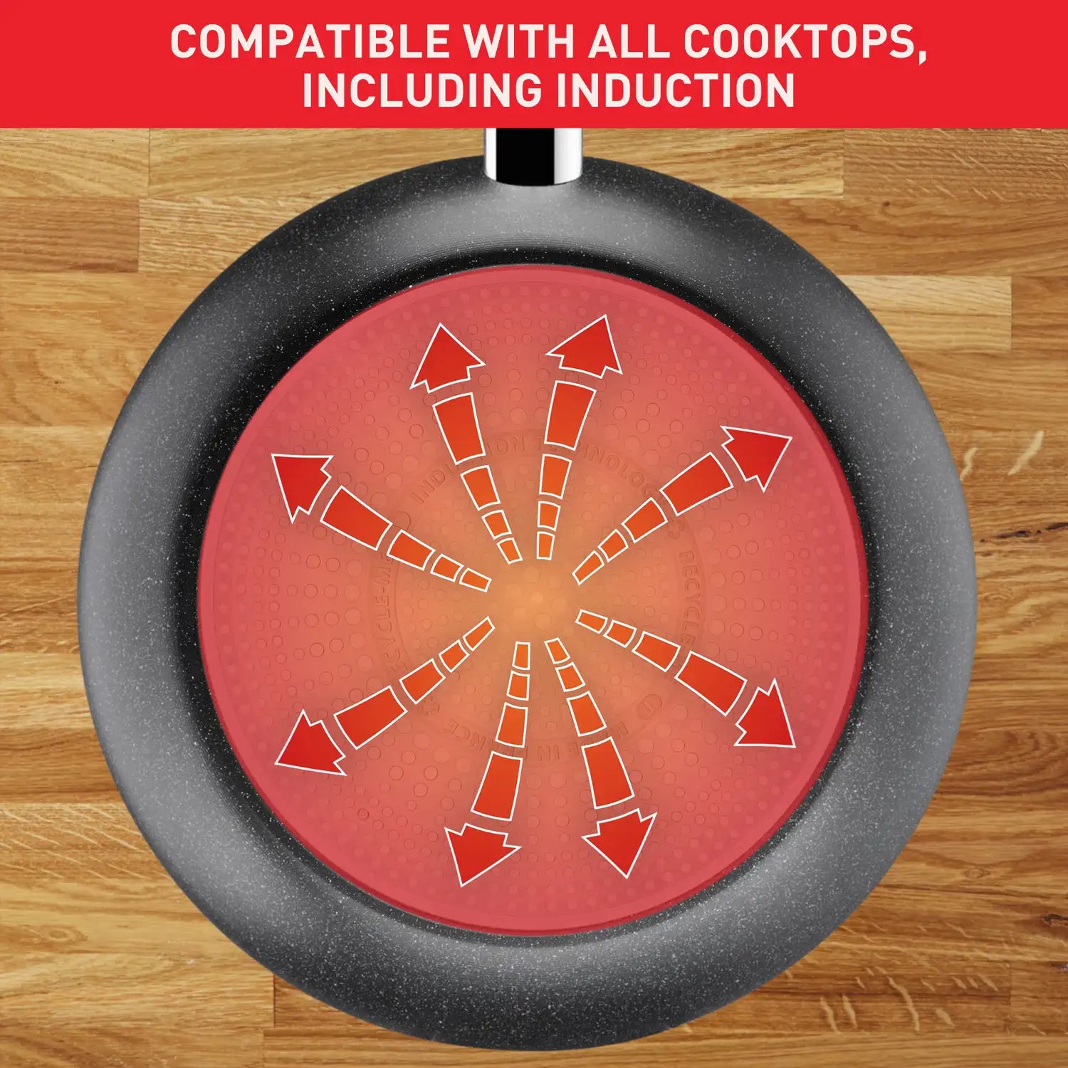 Tefal Dark Essential Mineralia+ Non Stick Frypan with induction base