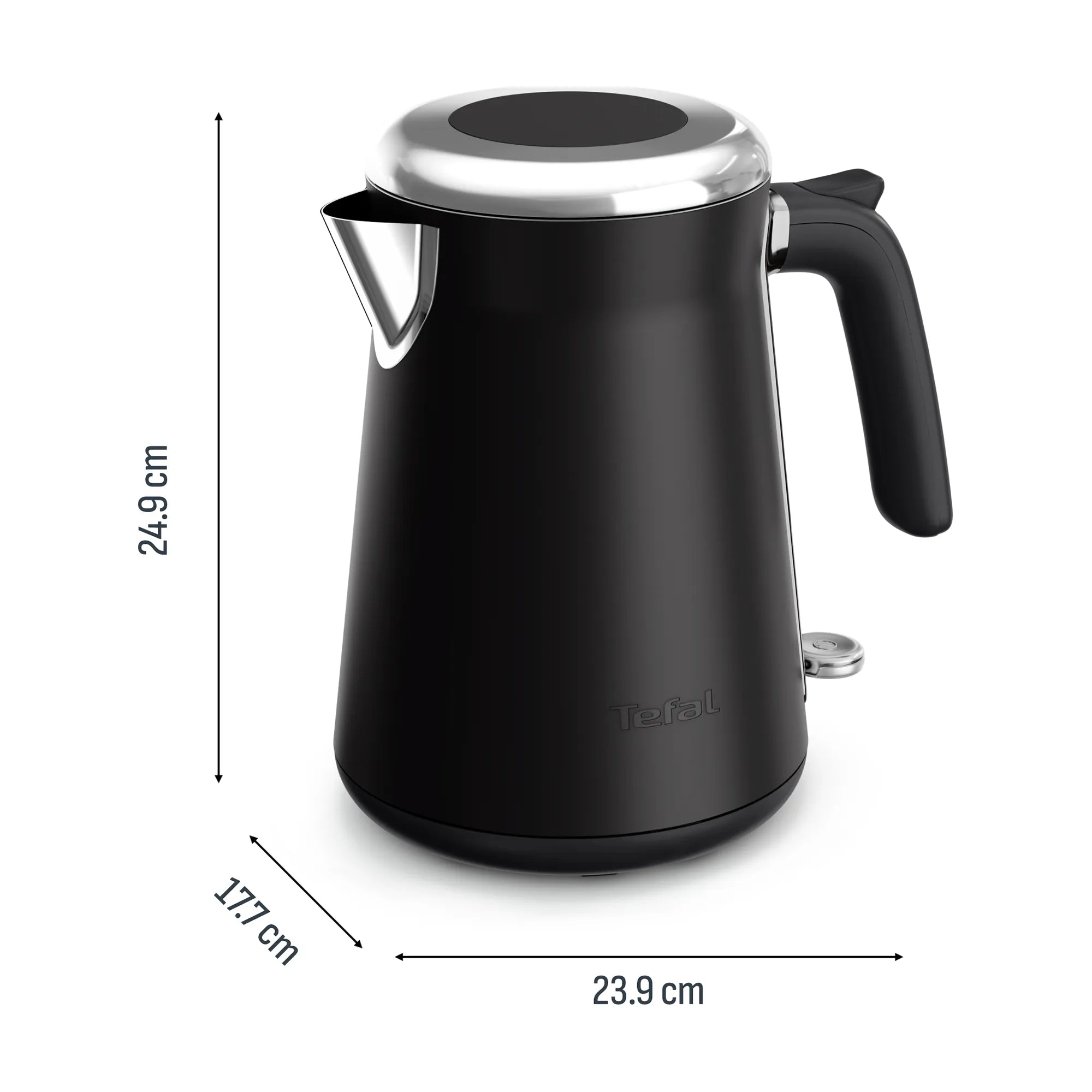 Tefal Kettle Collection Black KI6668 Dimensions