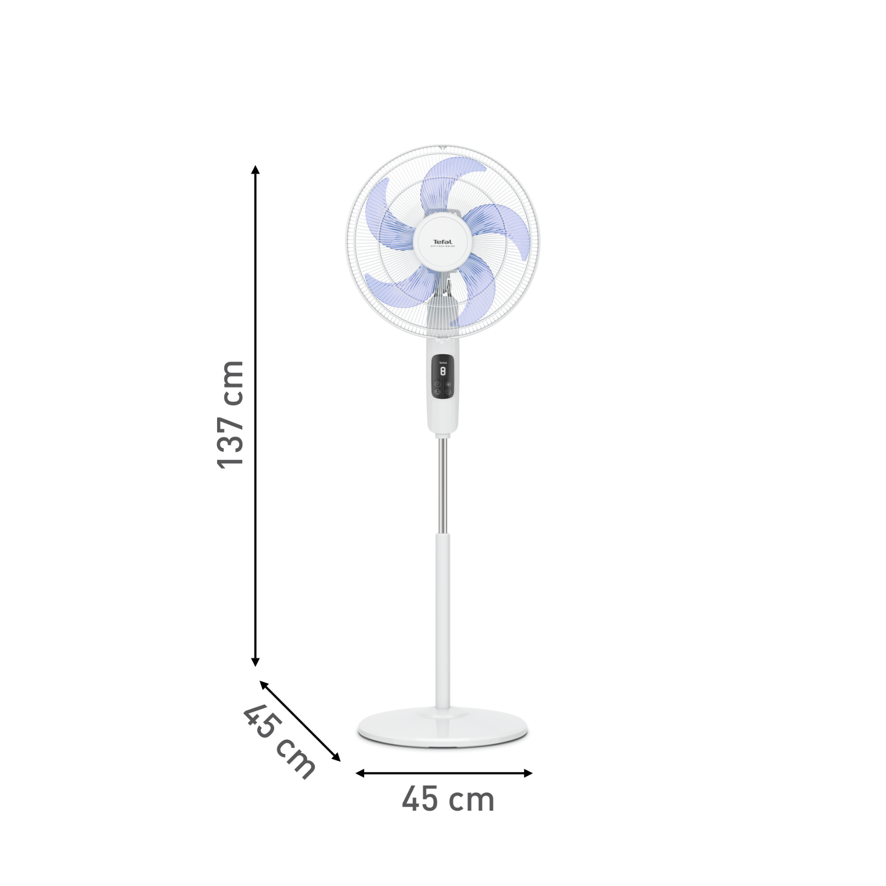 Tefal Turbo Silence Eco Stand Fan VF5450