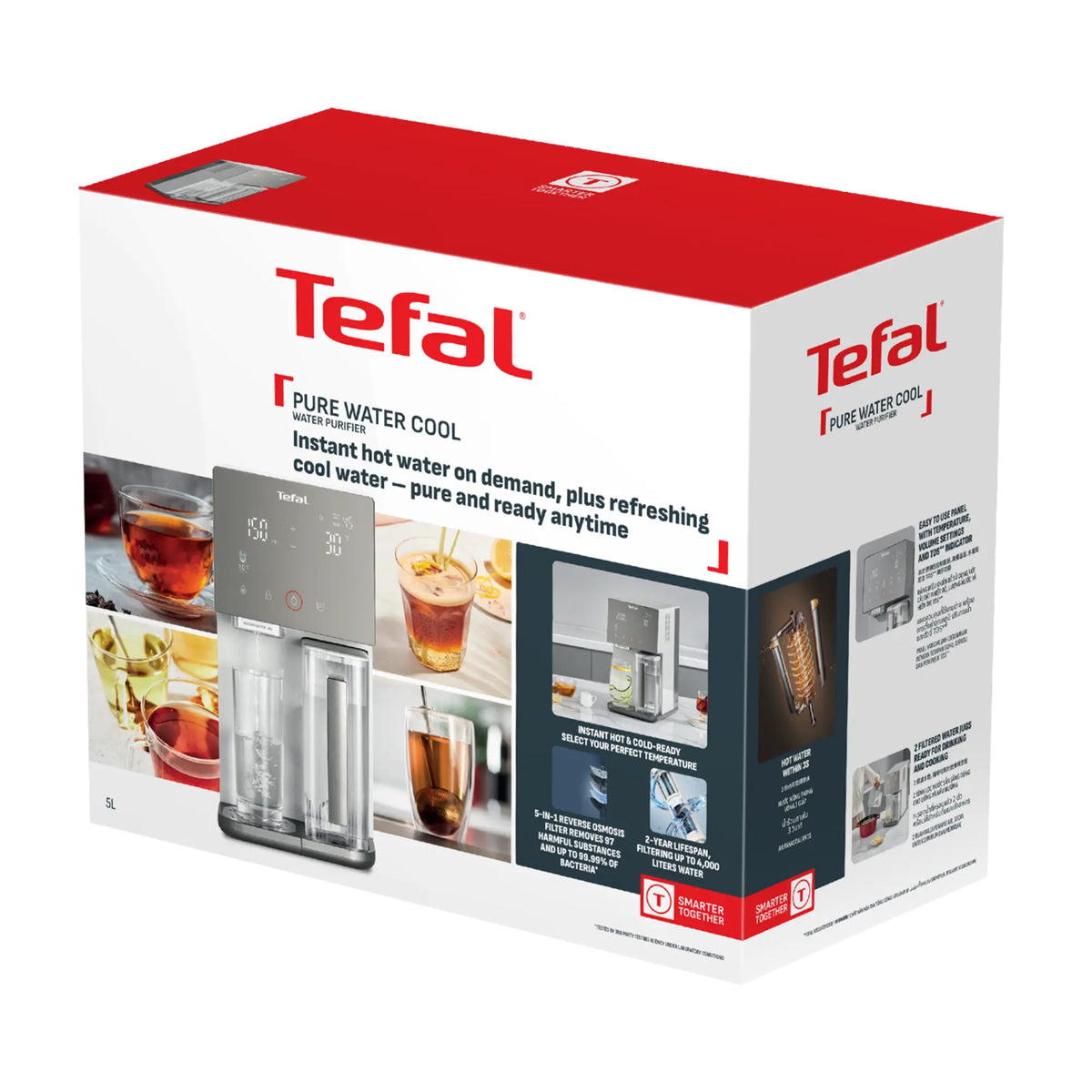 Tefal Pure Water Reverse Osmosis Hot & Cold Water Purifier Station BR553B