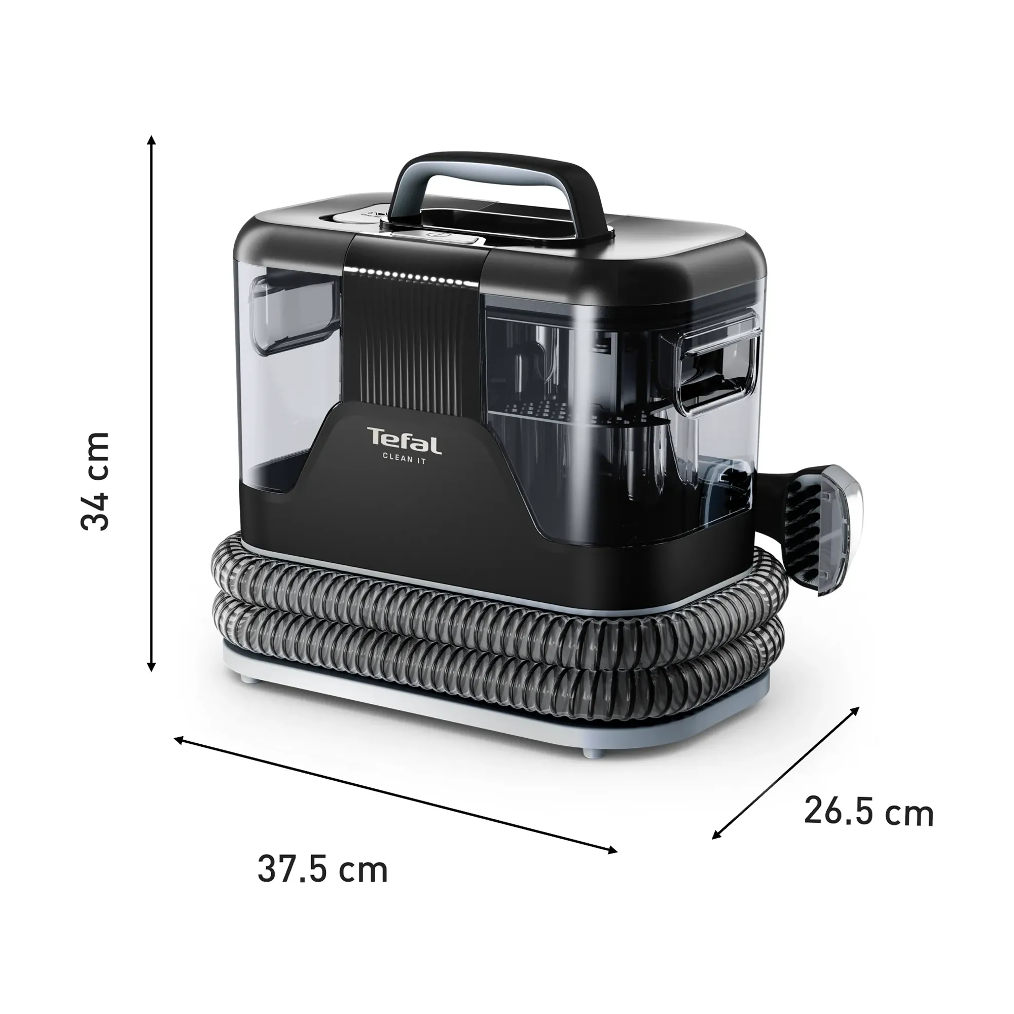 Tefal Clean It Portable Carpet & Upholstery Spot Cleaner IZ5010 Dimensions