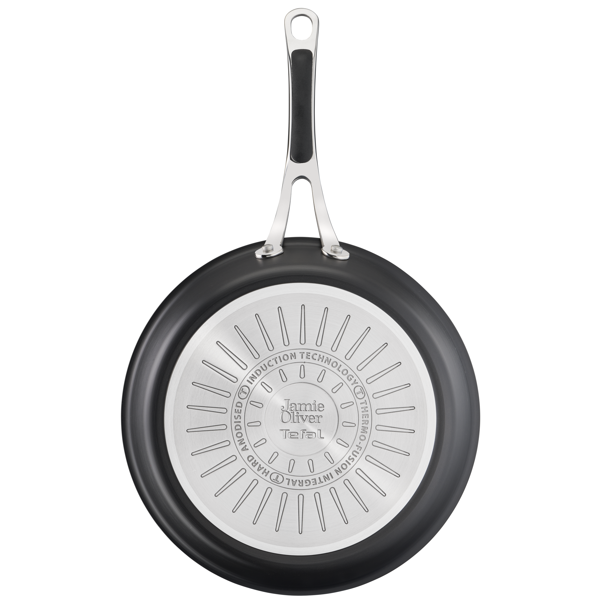 Jamie Oliver by Tefal Cooks Classic Non-Stick Induction Hard Anodised Frypan 24cm
