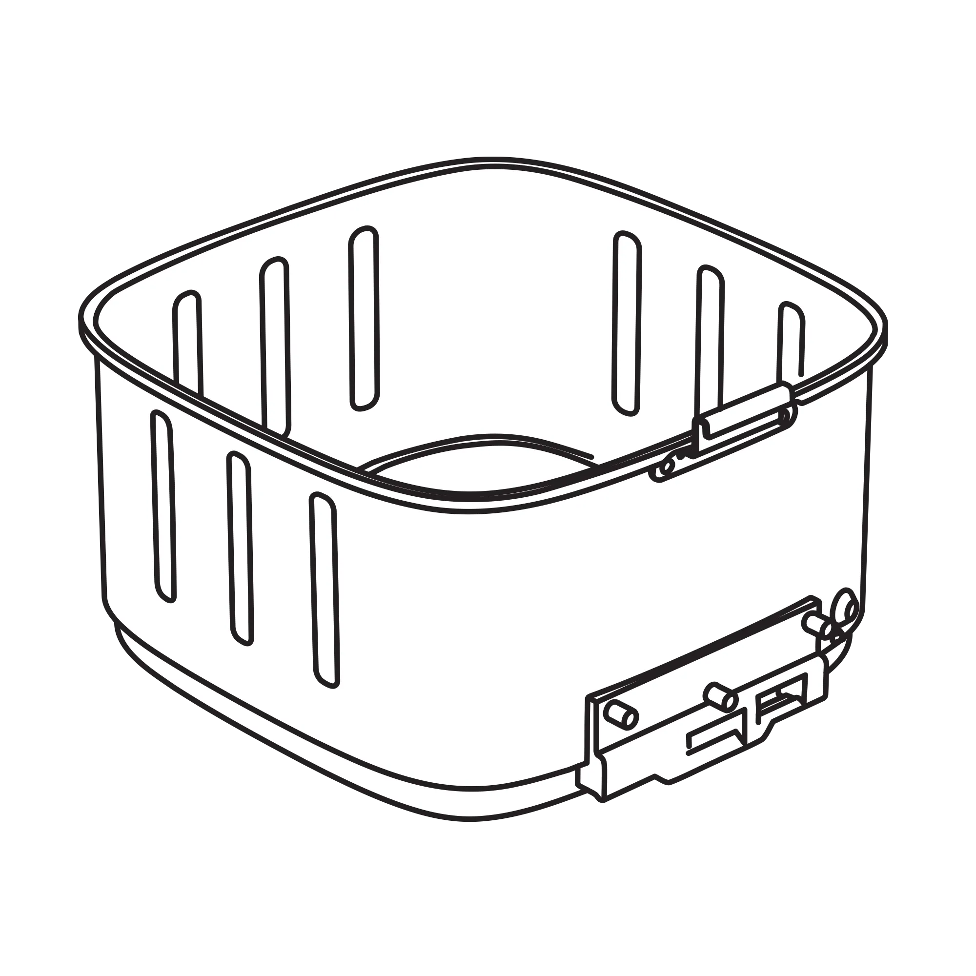 Jamie Oliver by Tefal Quiet & Easy Air Fryer Replacement Part - Bowl - SS998169