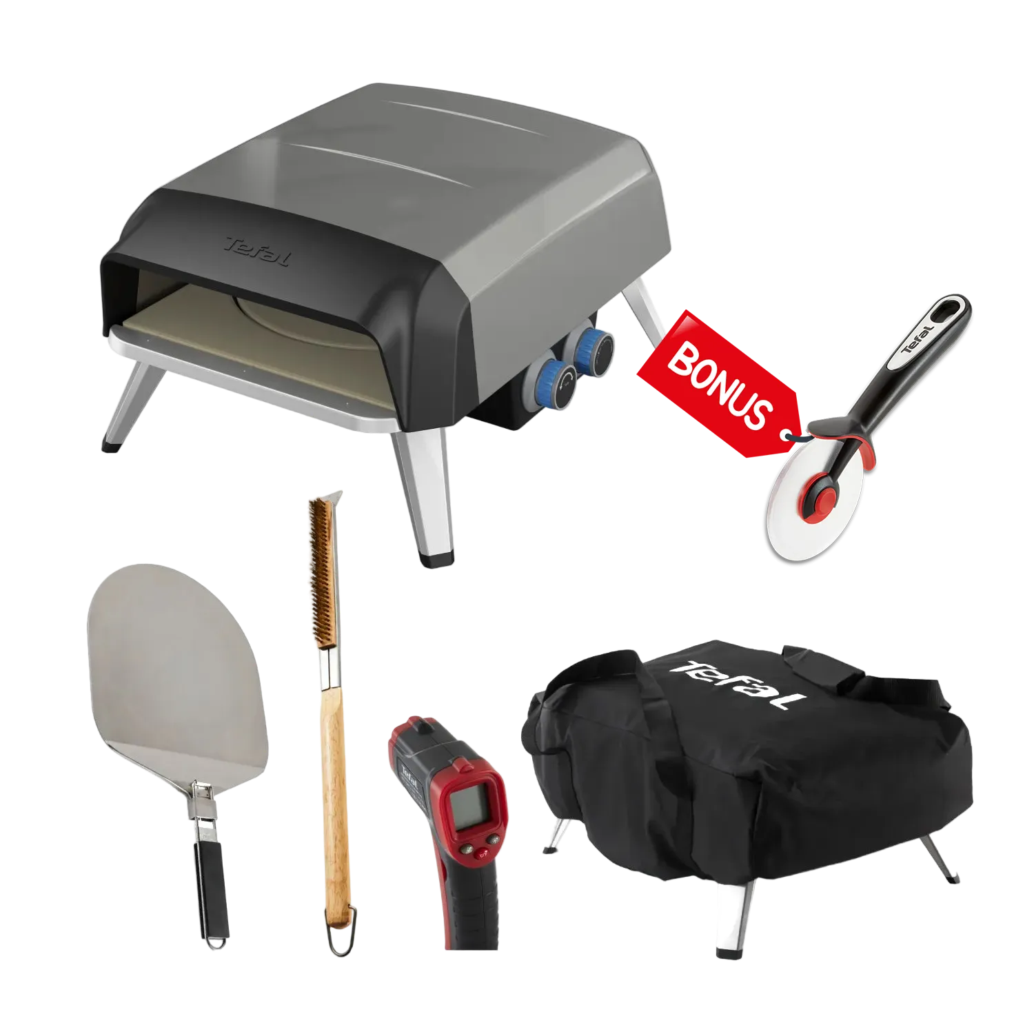 Tefal Pizza Pronto Outdoor Gas Pizza Oven Pack