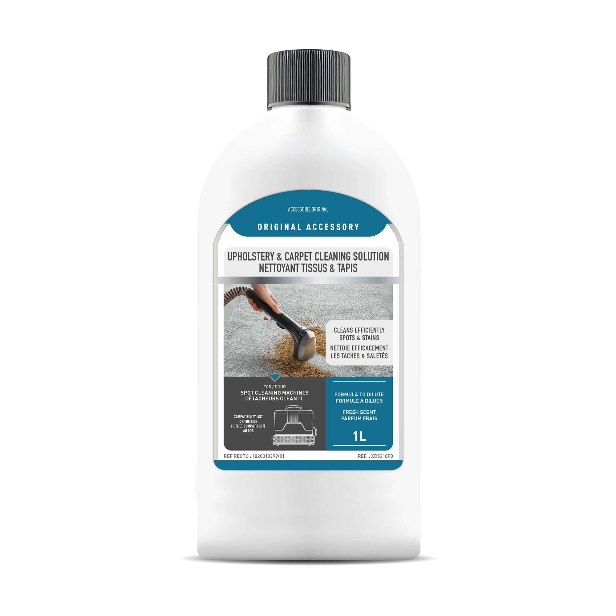 Tefal Clean It Accessory - Upholstery & Carpet Cleaning Solution 1L - XD5310F0